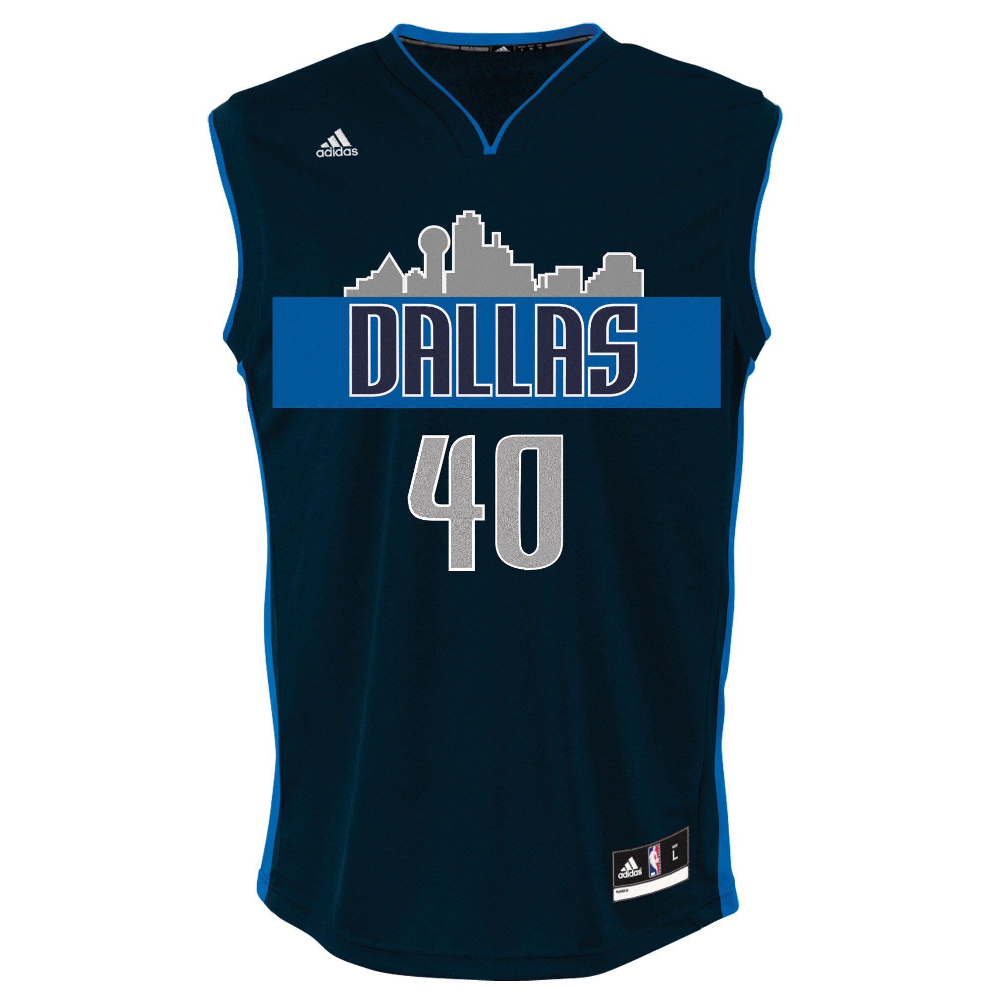 Harrison Barnes Dallas Mavericks adidas Alternate Replica Jersey Navy