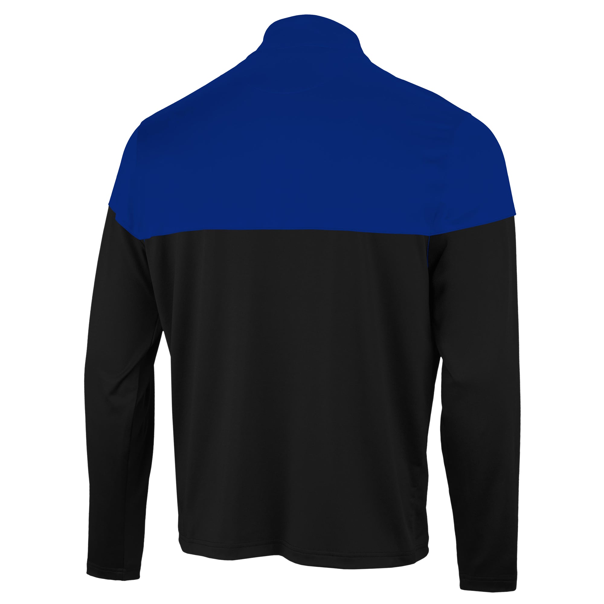 Pull à col zippé Antigua noir et bleu Dallas Mavericks pour homme