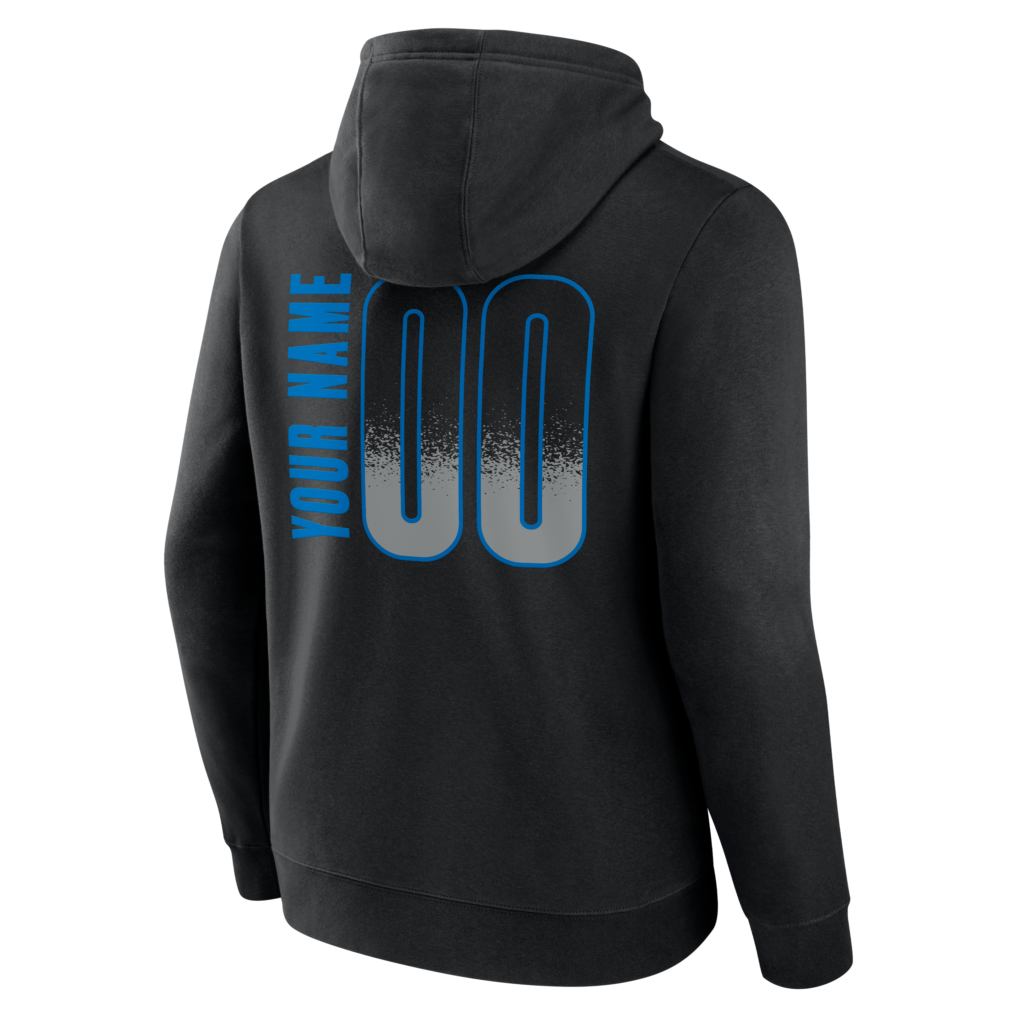 Sweat à capuche noir Dallas Mavericks Home Court Pop pour homme, personnalisé avec nom et numéro.