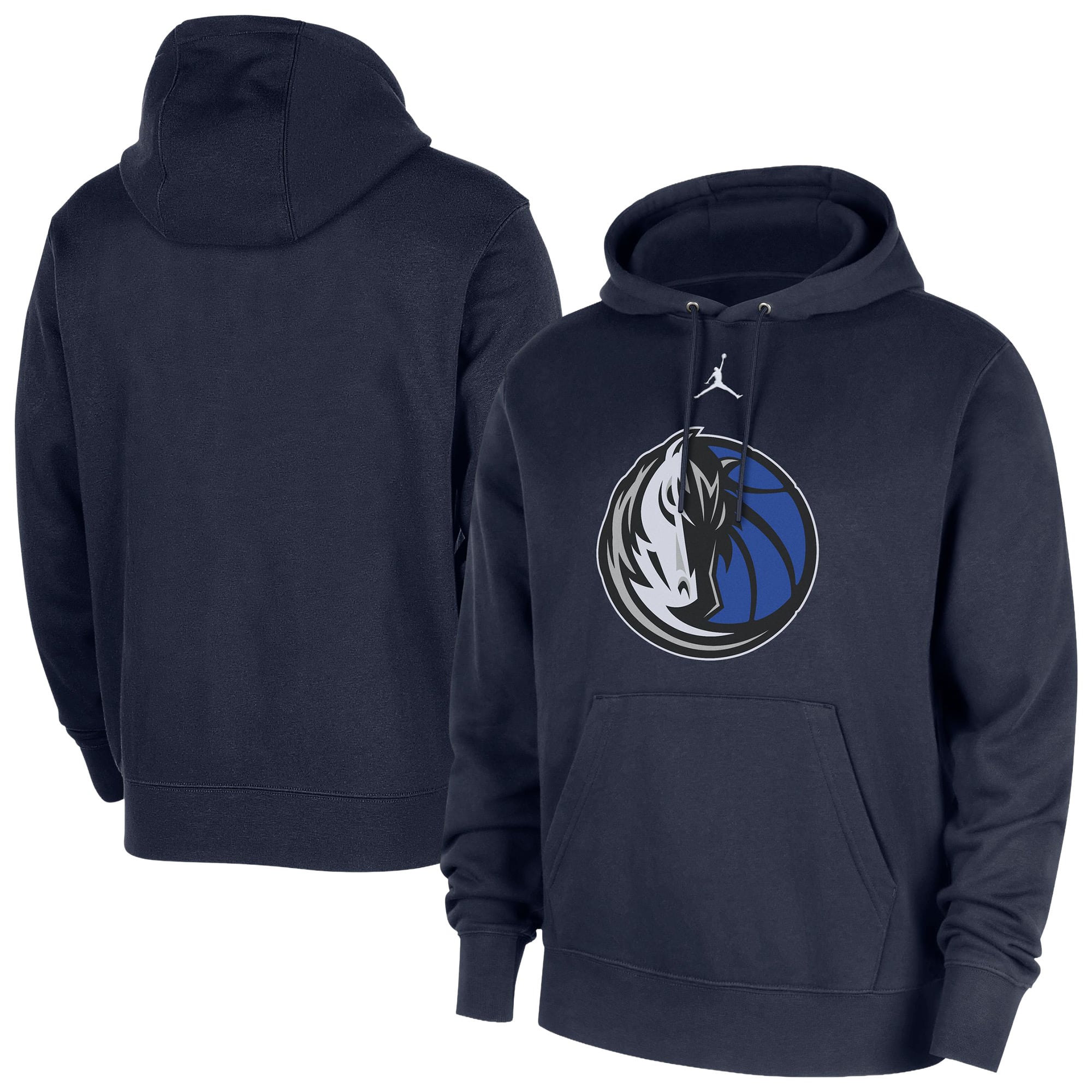 Men's Jordan Brand Navy Dallas Mavericks Statement Edition Club Fleece Hoodie