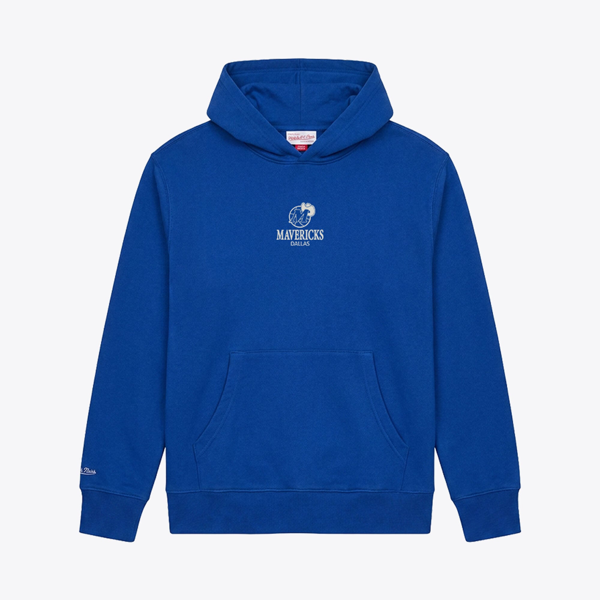Sweat à capuche en polaire Mitchell & Ness bleu Dallas Mavericks pour homme