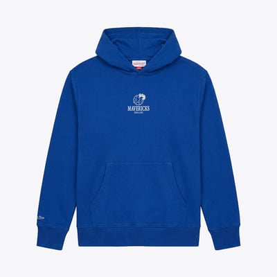 Dallas Mavericks Mitchell & Ness Core Fleece Hoodie - Blue
