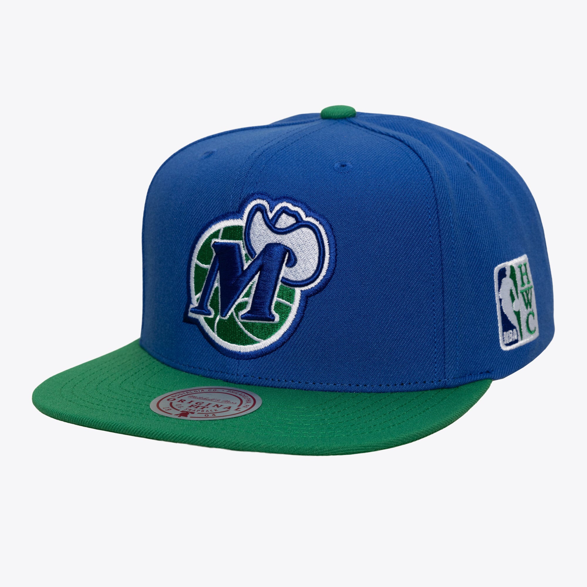 Men's Mitchell & Ness Blue Dallas Mavericks Hardwood Classics Legendary Home Snapback Hat