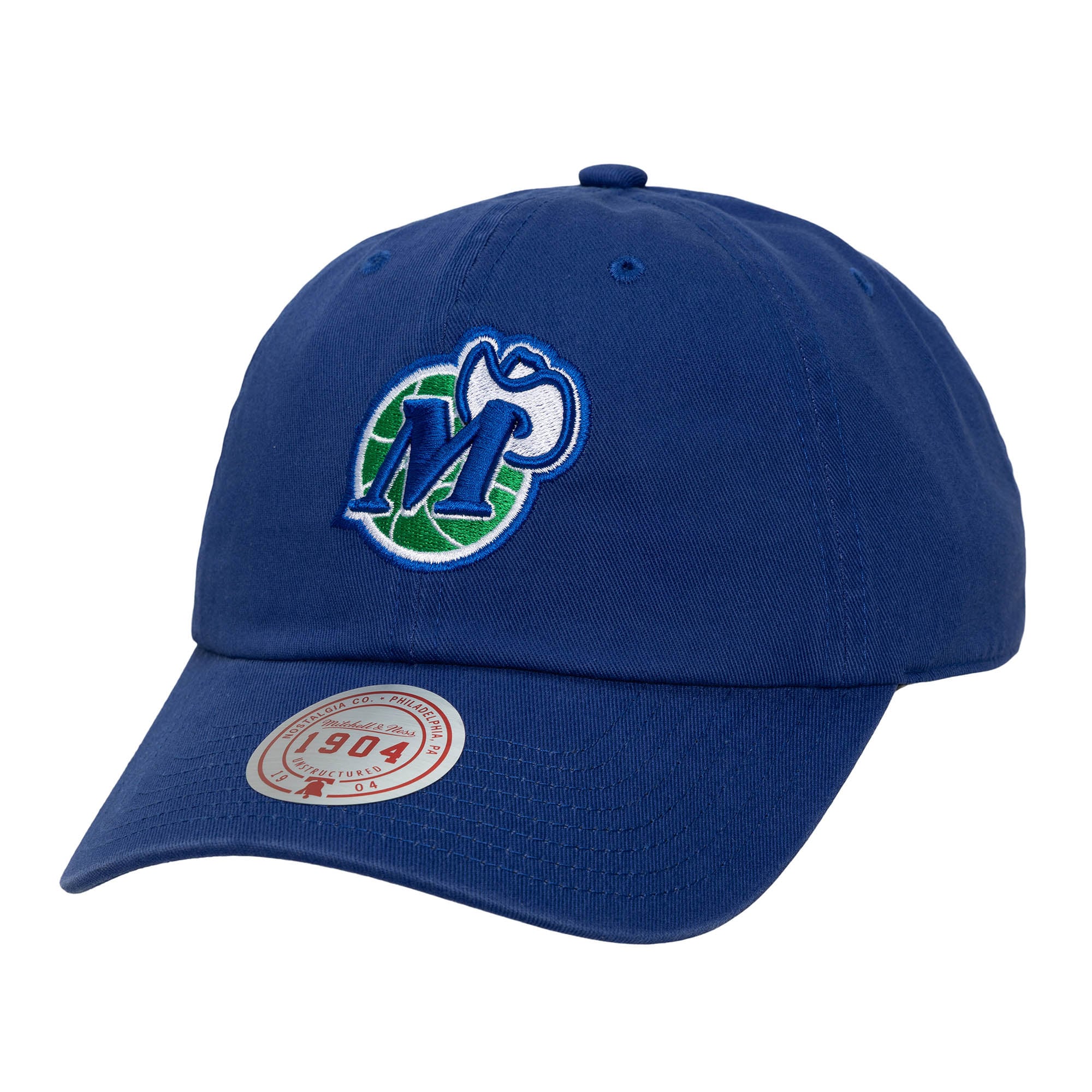 Men's Dallas Mavericks Mitchell & Ness Navy Hardwood Classics 1904 Adjustable Hat