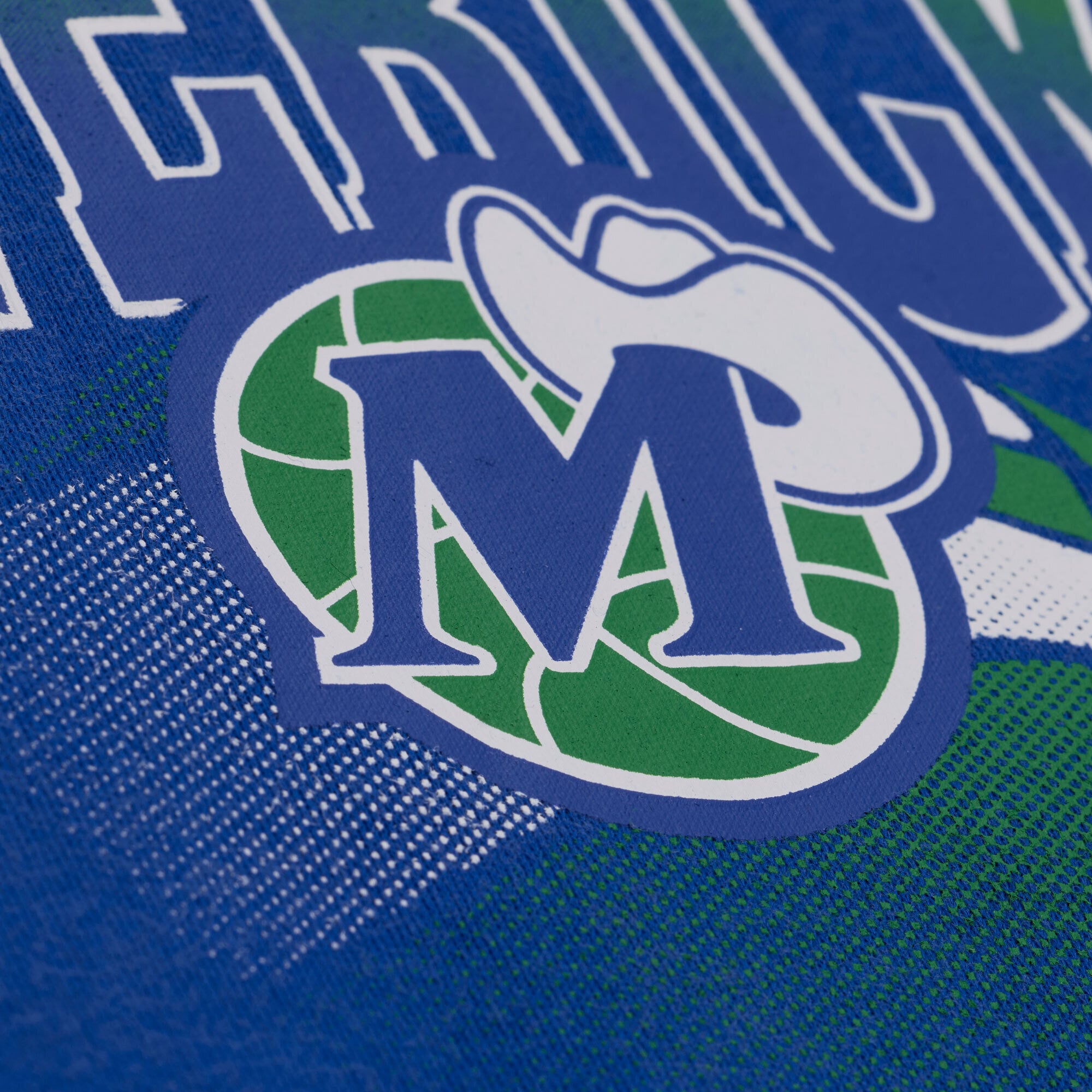 Men's Mitchell & Ness Royal Dallas Mavericks Street Graphics Hoodie