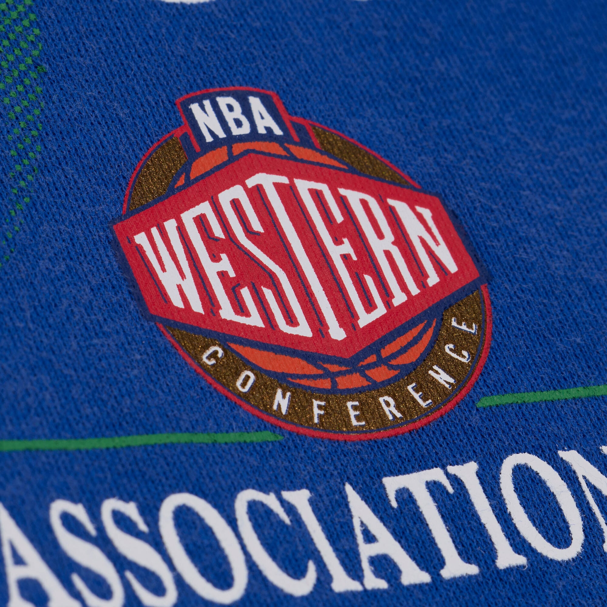 Men's Mitchell & Ness Royal Dallas Mavericks Street Graphics Hoodie