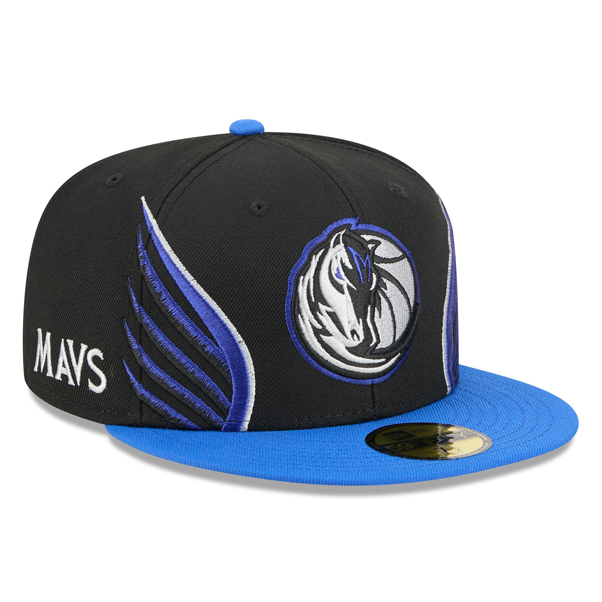 Men's New Era Black Dallas Mavericks 2025/26 City Edition Alternate 59FIFTY Fitted Hat