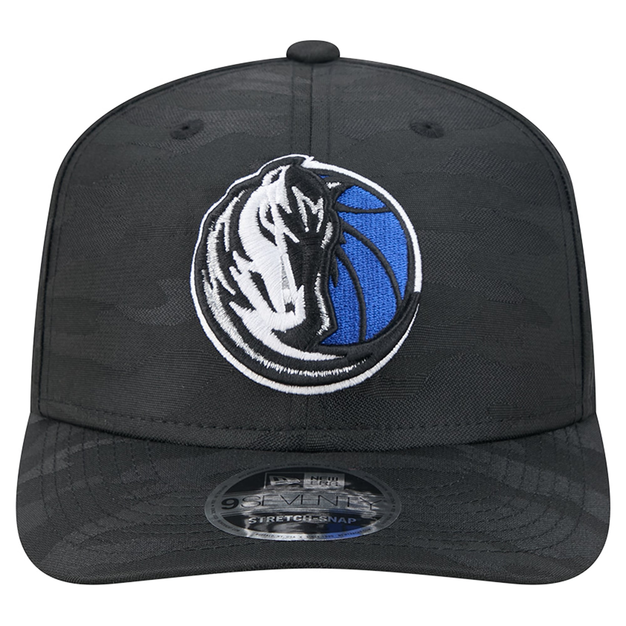 Men's New Era Black Dallas Mavericks Camo 9SEVENTY Perforated Adjustable Hat