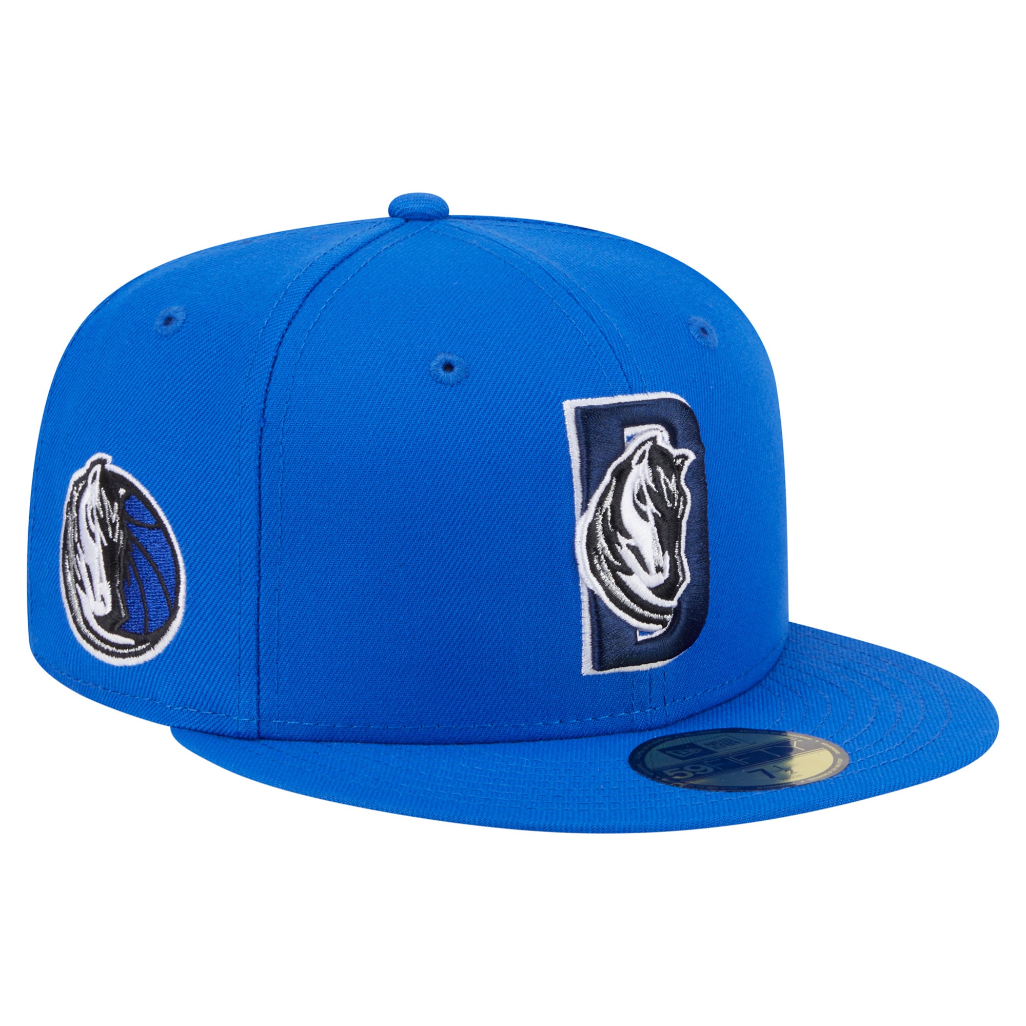 Men's Dallas Mavericks New Era Blue Deceptor 59FIFTY Fitted Hat