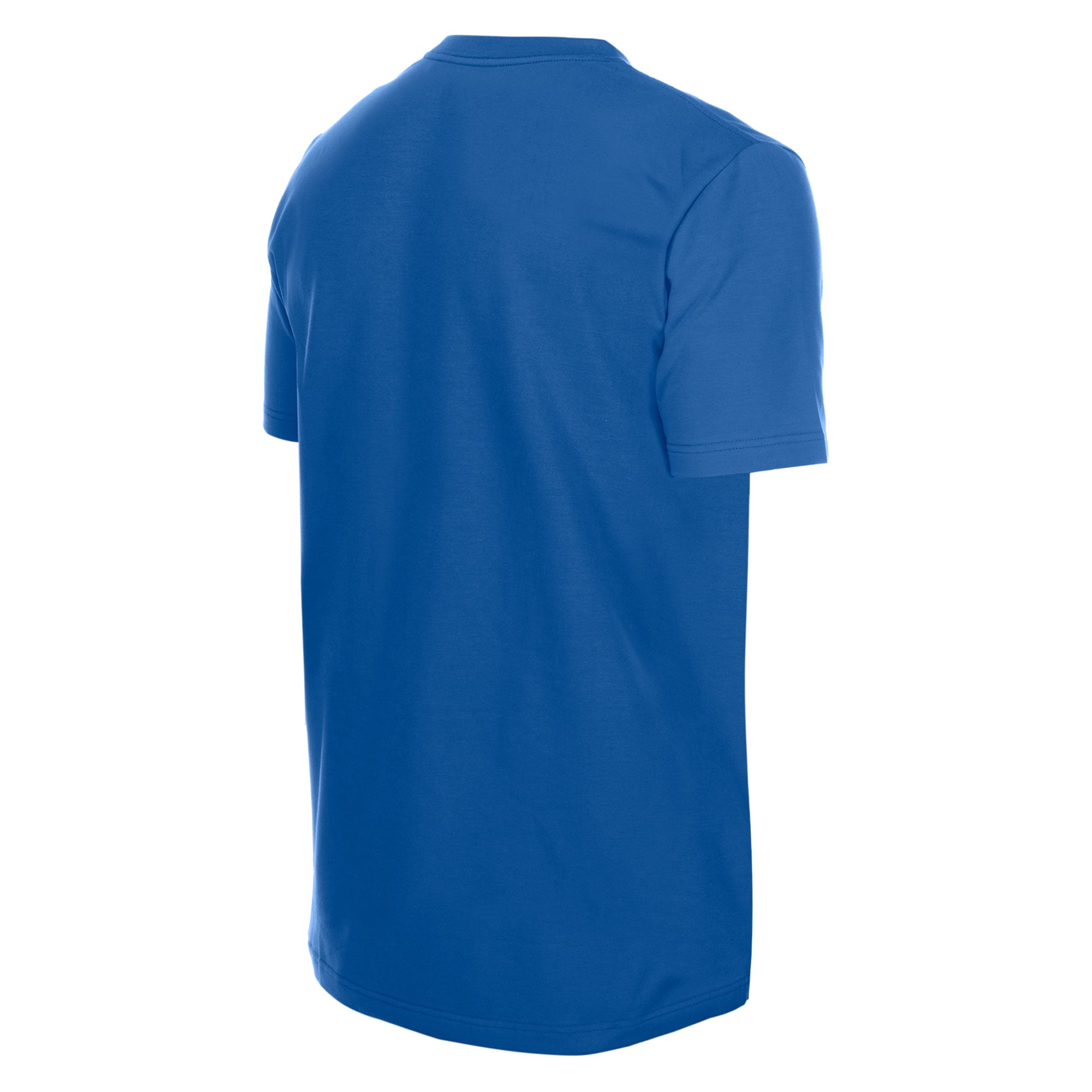 T-shirt New Era bleu Dallas Mavericks à motif floqué Laurel Crest pour homme