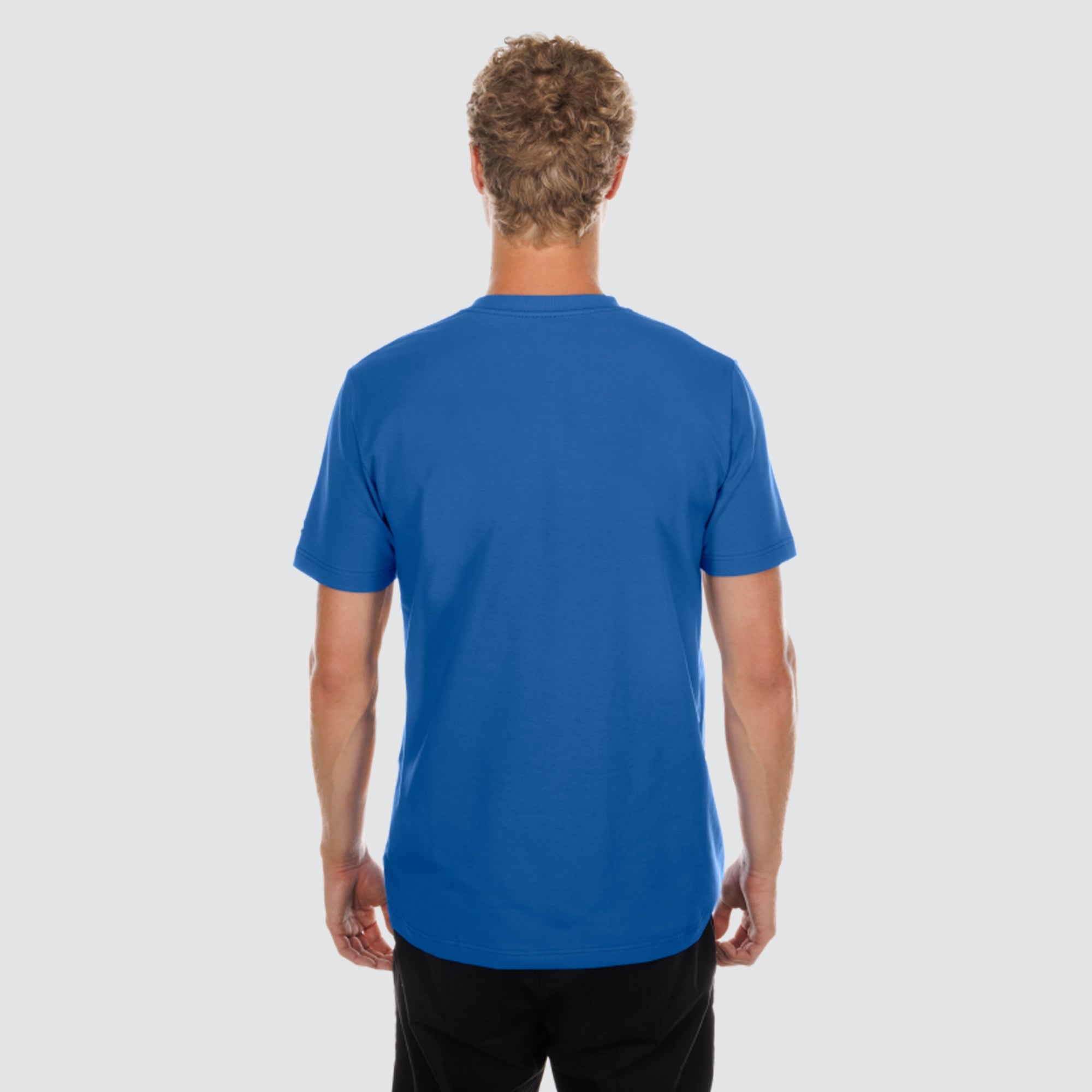 T-shirt New Era bleu Dallas Mavericks à motif floqué Laurel Crest pour homme