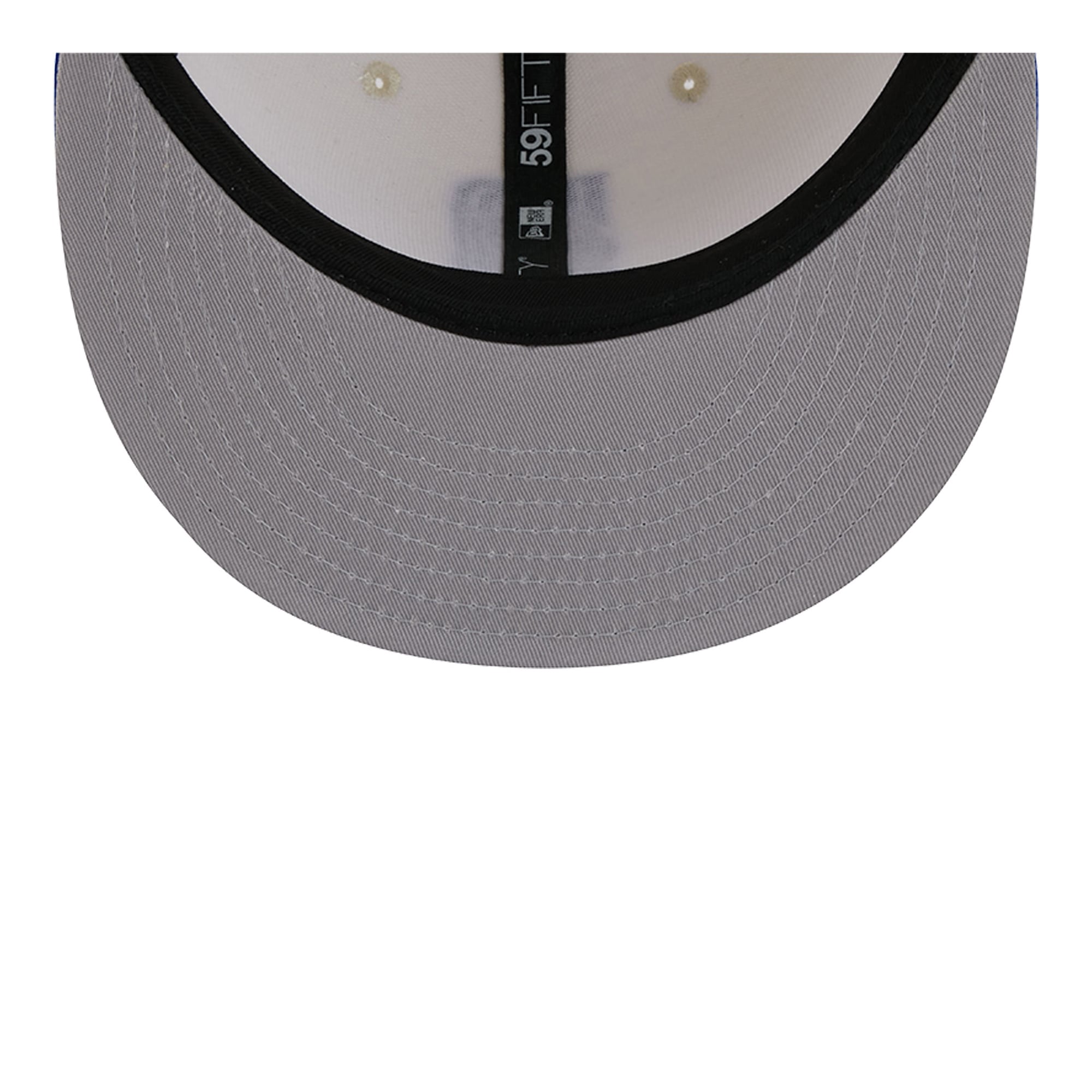 Casquette ajustée New Era Deceptor 59FIFTY crème/bleue pour homme