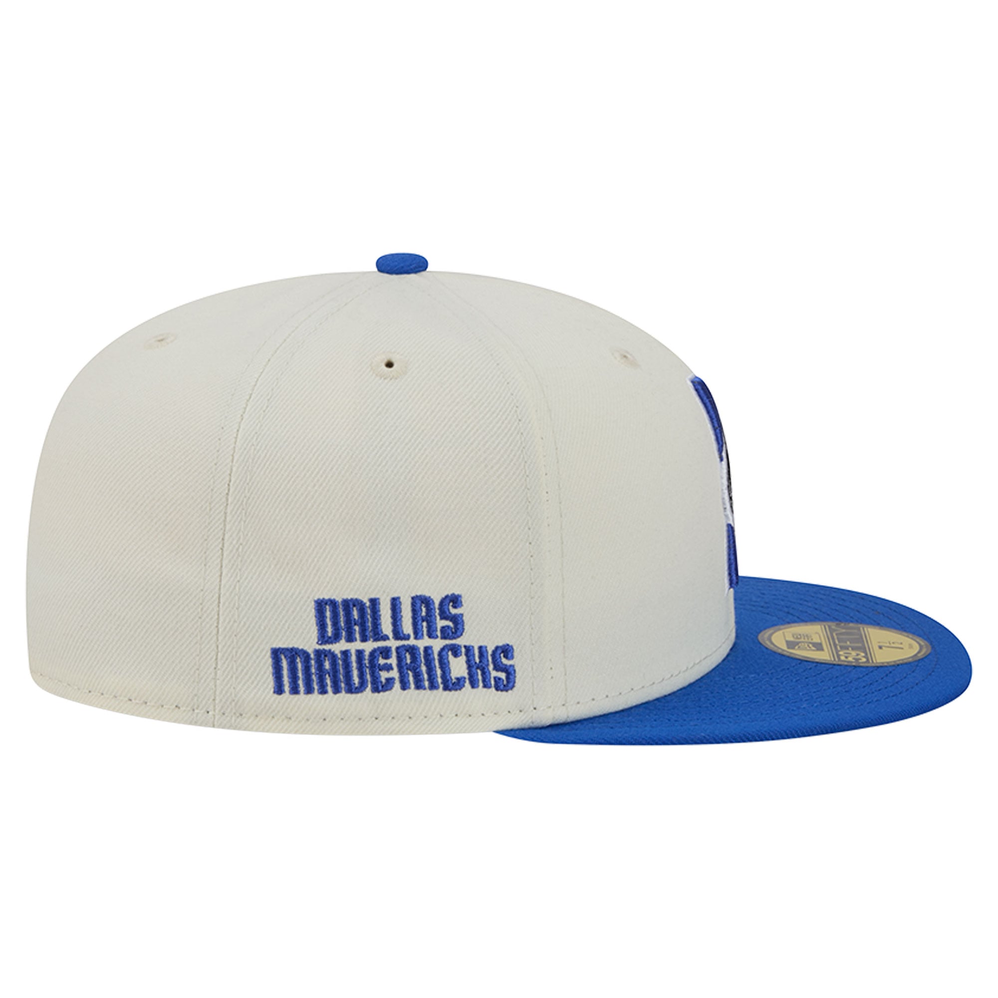 Casquette ajustée New Era Deceptor 59FIFTY crème/bleue pour homme