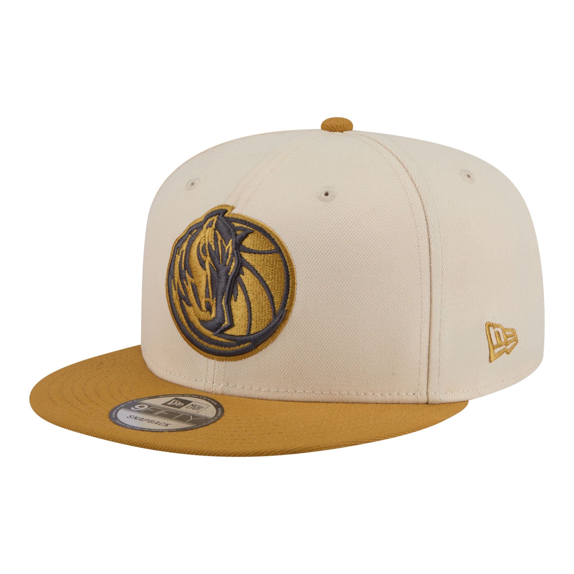 Men's Dallas Mavericks New Era Cream/Tan Two-Tone Color Pack 9FIFTY Snapback Hat