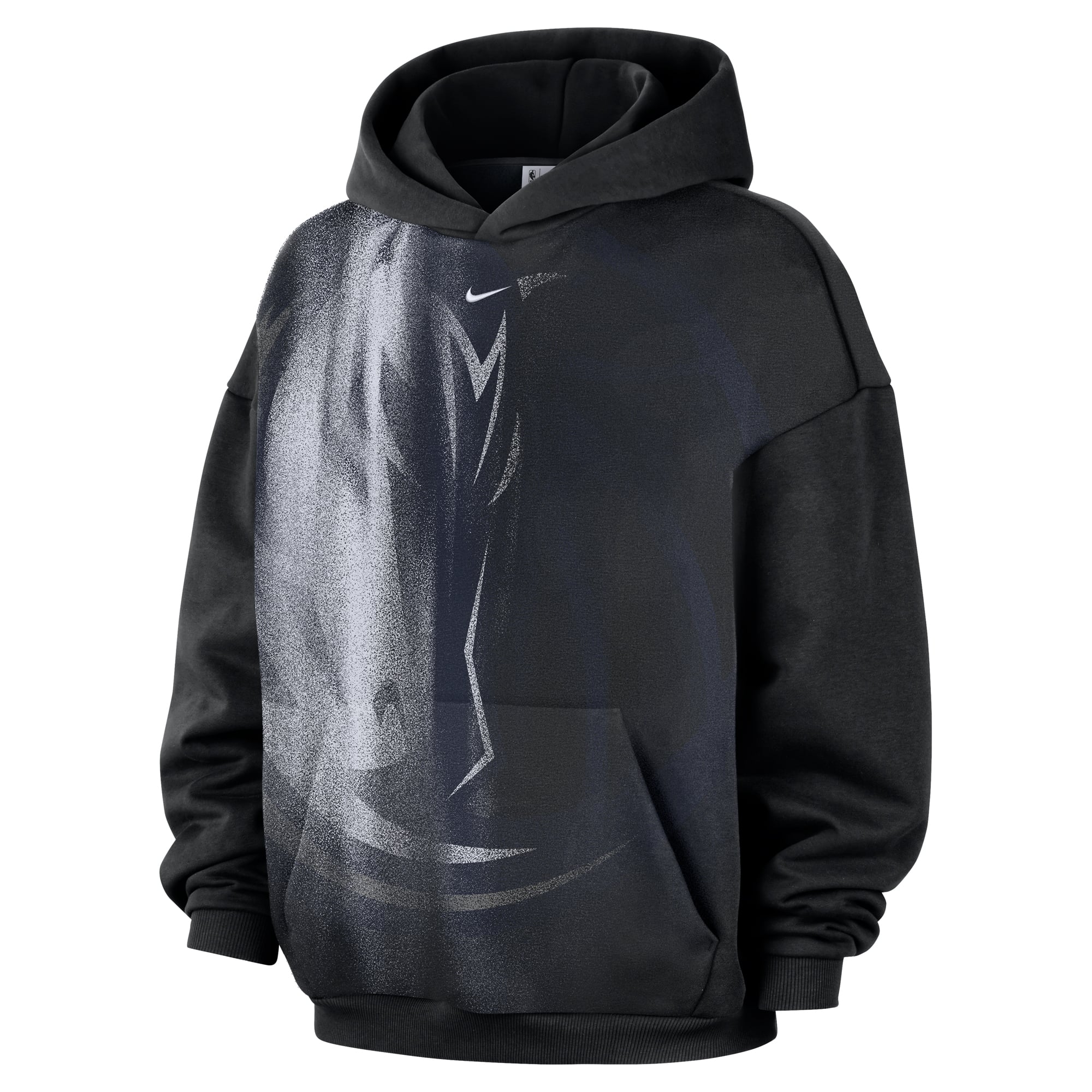 Sweat à capuche en polaire Nike Dallas Mavericks 2026 Standard Issue Practice Icon pour homme, noir
