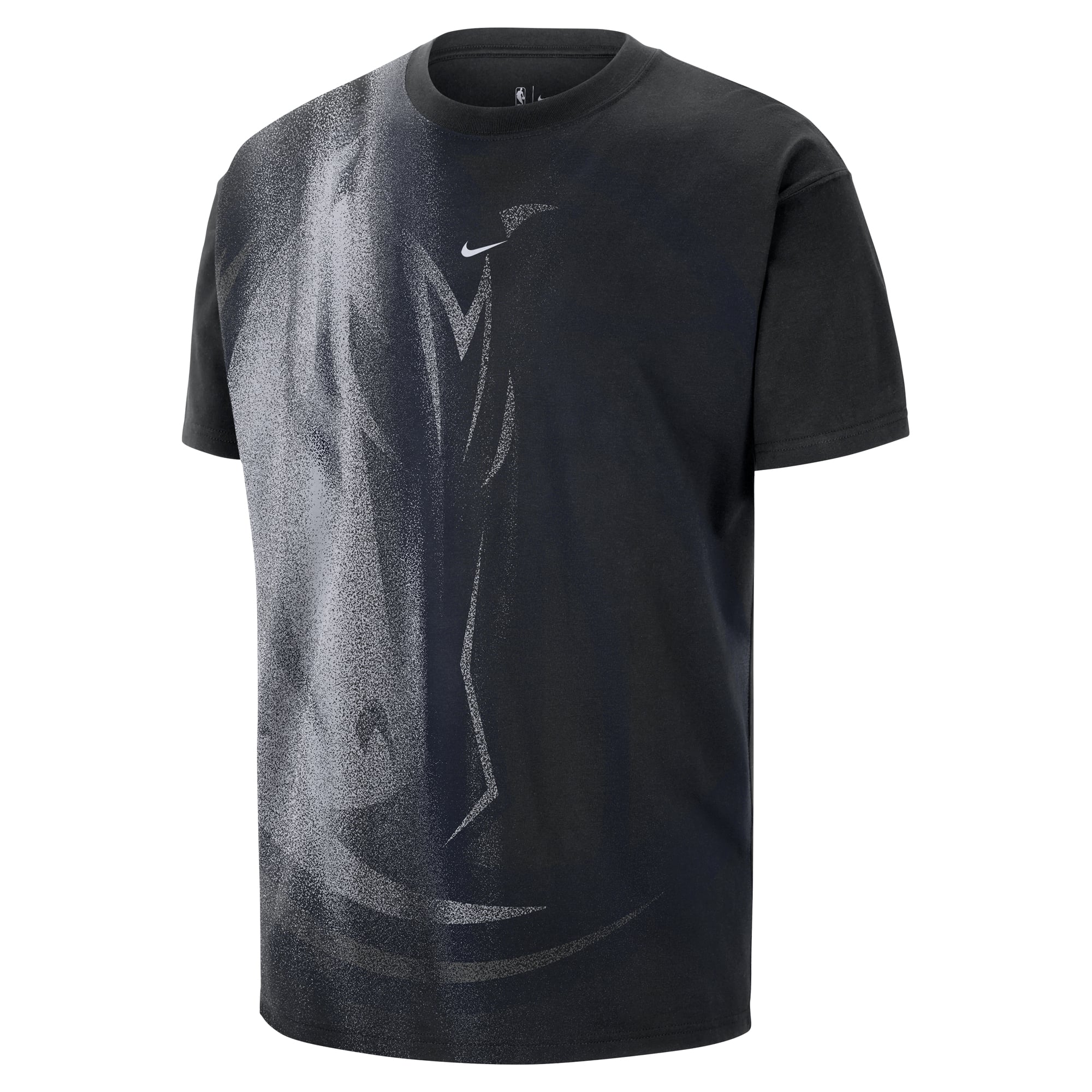 T-shirt d'entraînement Nike Dallas Mavericks noir pour homme, édition standard 2026, modèle Icon