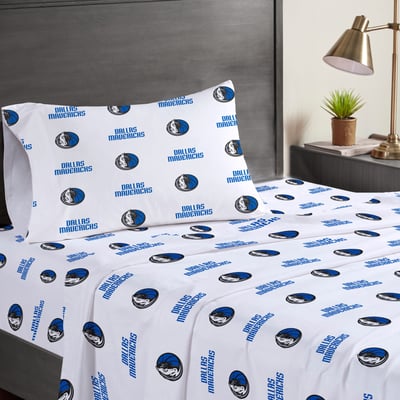 Dallas Mavericks Pegasus Three-Piece Twin Sheet Set