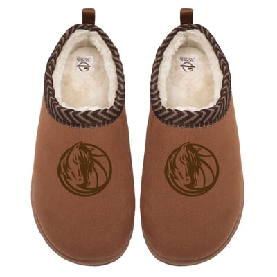 Dallas Mavericks ISlide Unisex Tonal Logo Mission Slippers - Tan
