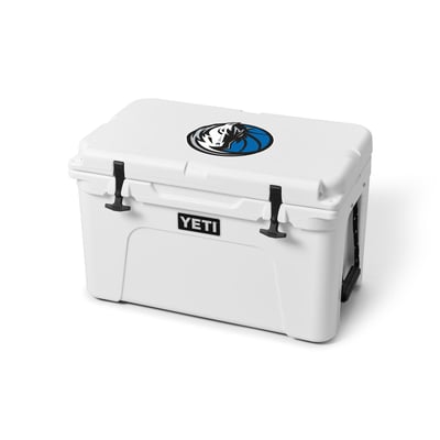 Dallas Mavericks YETI Tundra 45 Hard Cooler - White