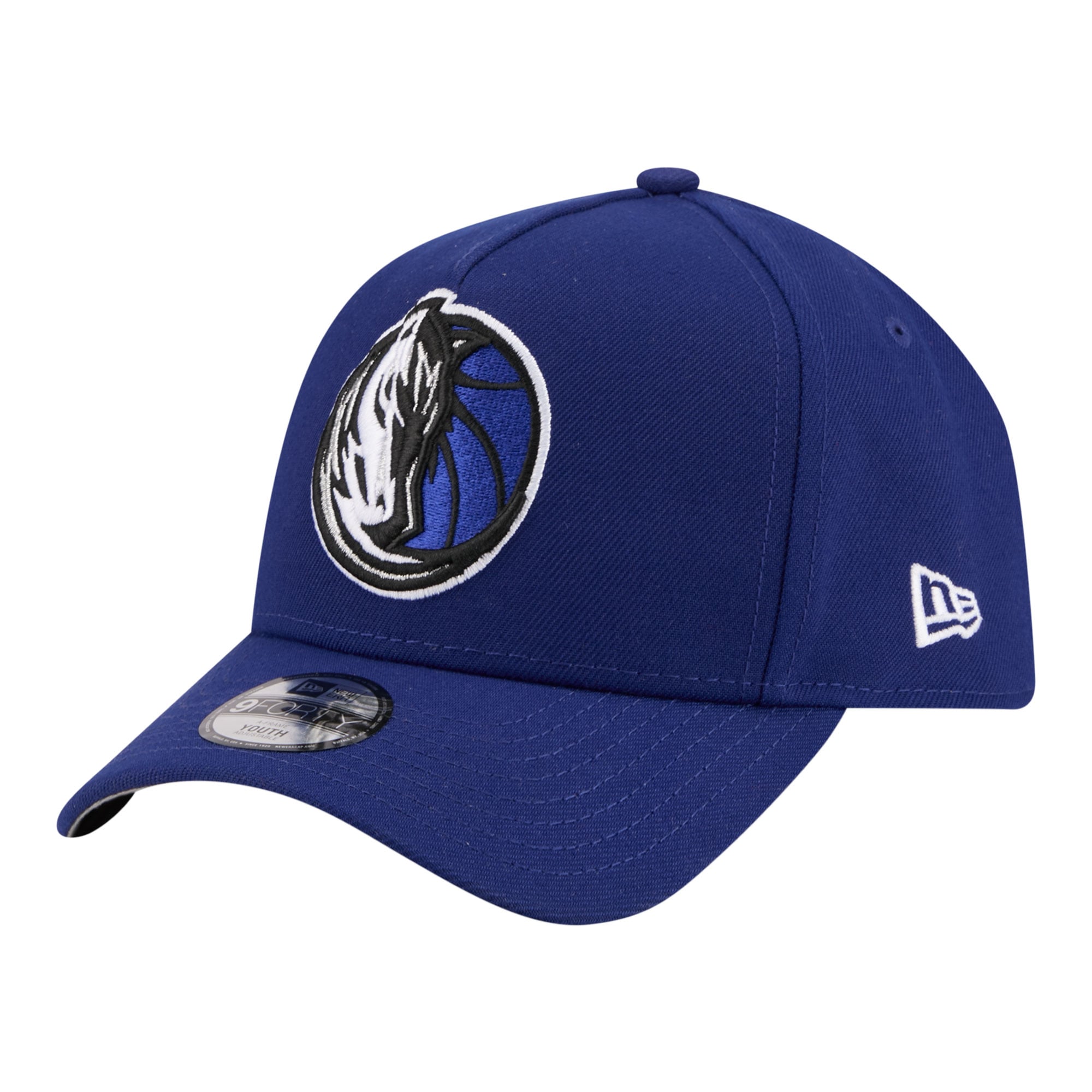 Youth Dallas Mavericks New Era Navy 9FORTY A-Frame Adjustable Hat