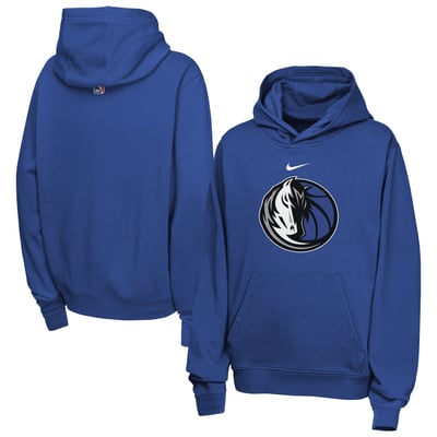 Dallas Mavericks Nike Youth Essential Logo Club Hoodie - Blue