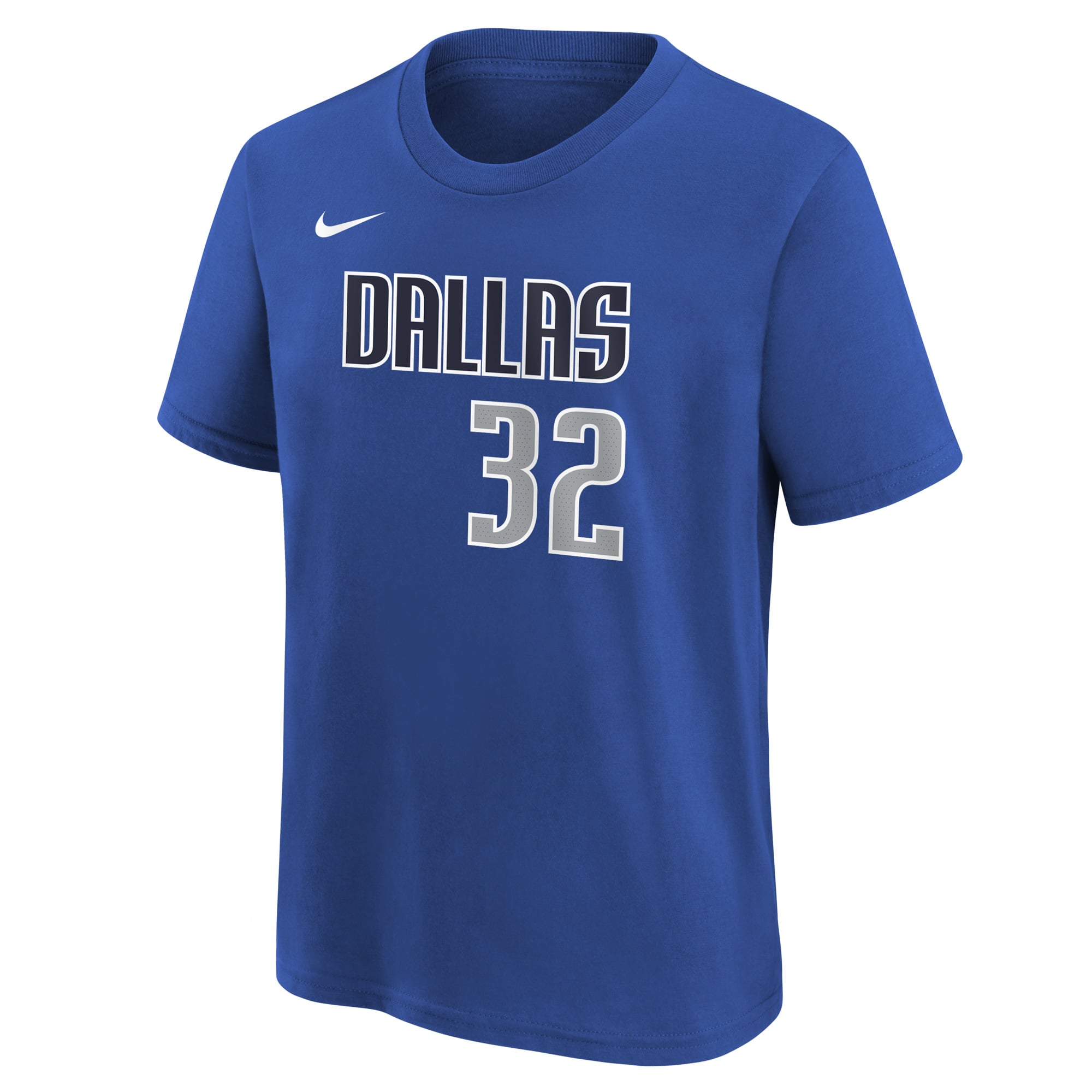T-shirt Nike Cooper Flagg bleu pour jeune, icône de la draft NBA 2025 des Dallas Mavericks, avec nom et numéro