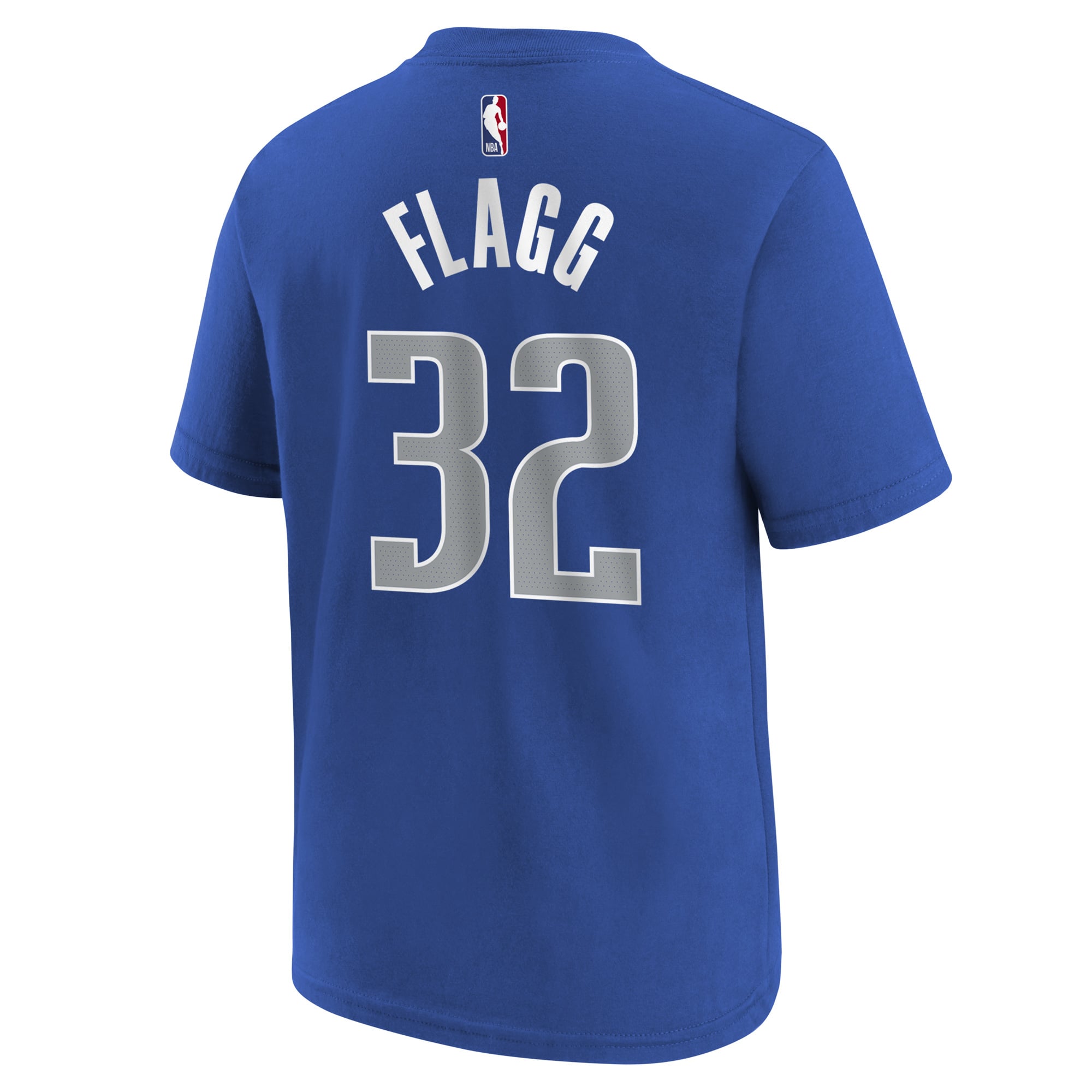 T-shirt Nike Cooper Flagg bleu pour jeune, icône de la draft NBA 2025 des Dallas Mavericks, avec nom et numéro