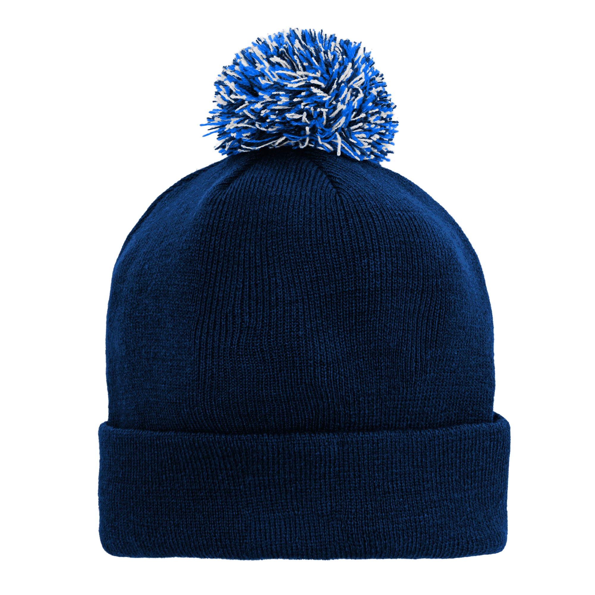 Youth Outerstuff Blue Dallas Mavericks Cuffed Knit Hat with Pom