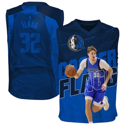 Cooper Flagg Dallas Mavericks Outerstuff Youth Icon Play Jersey - Blue