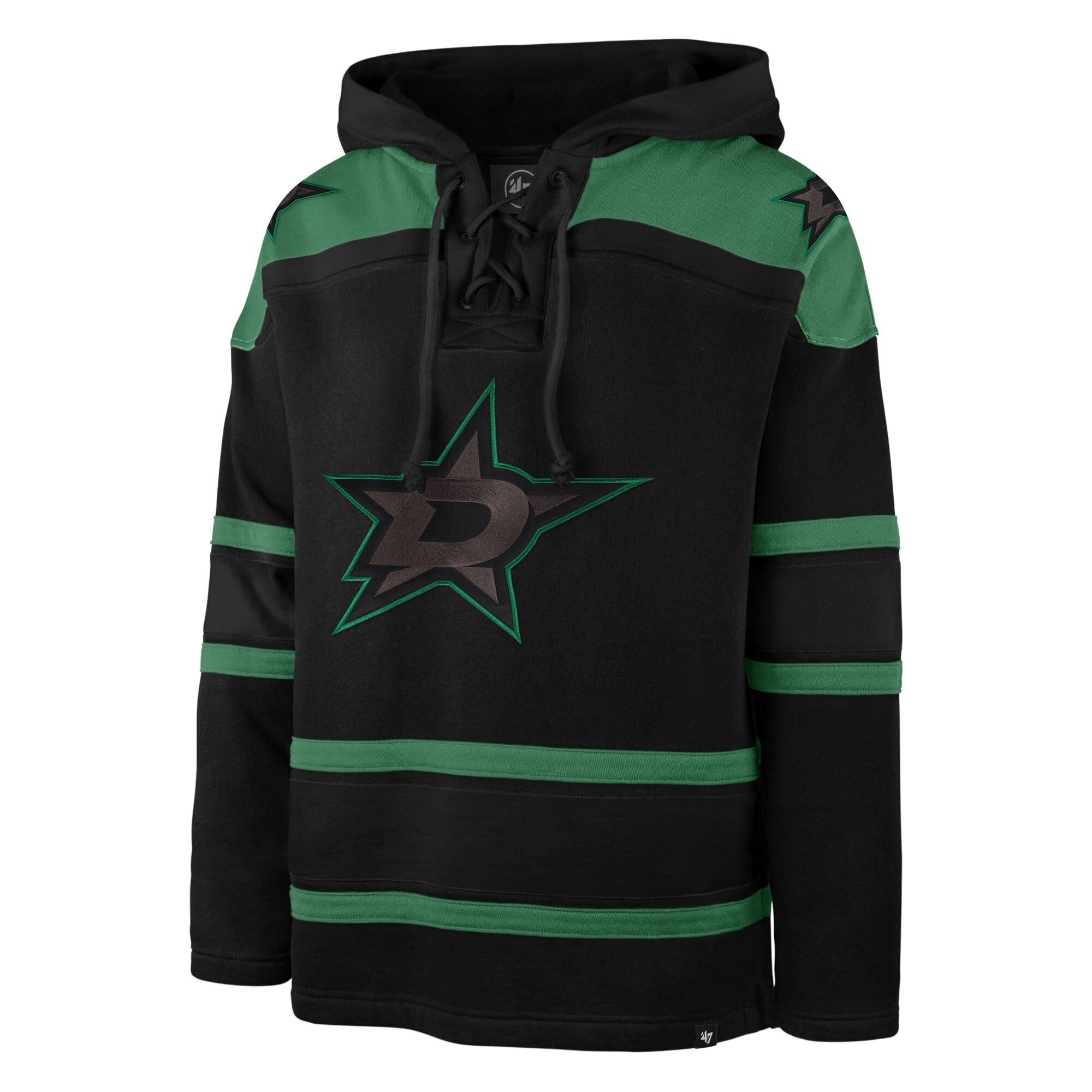 Sweat à capuche lacets Dallas Stars Fall Color Pop noir pour homme, modèle 47
