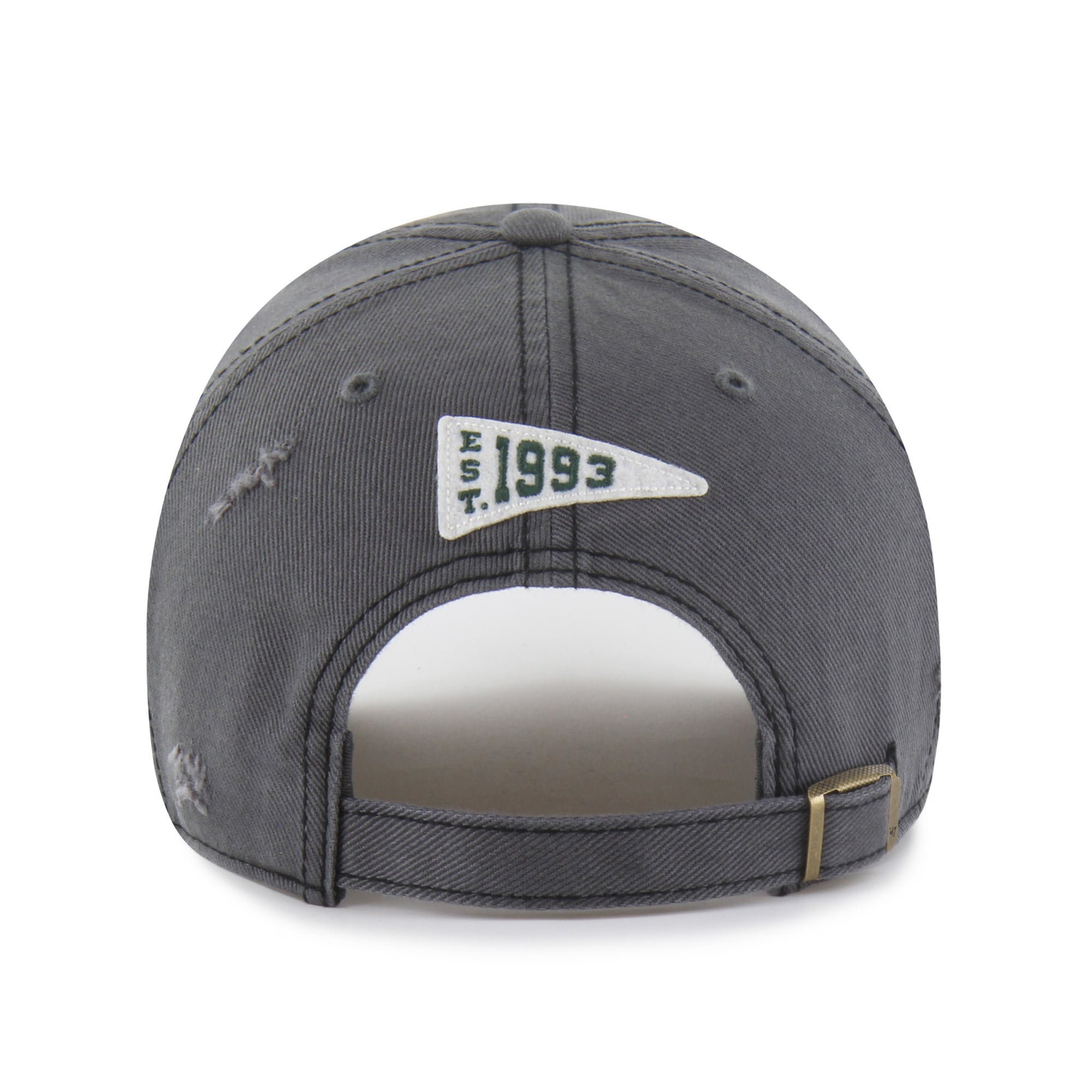 Men's '47 Black Dallas Stars Seymoore Distressed Applique Clean Up Adjustable Hat