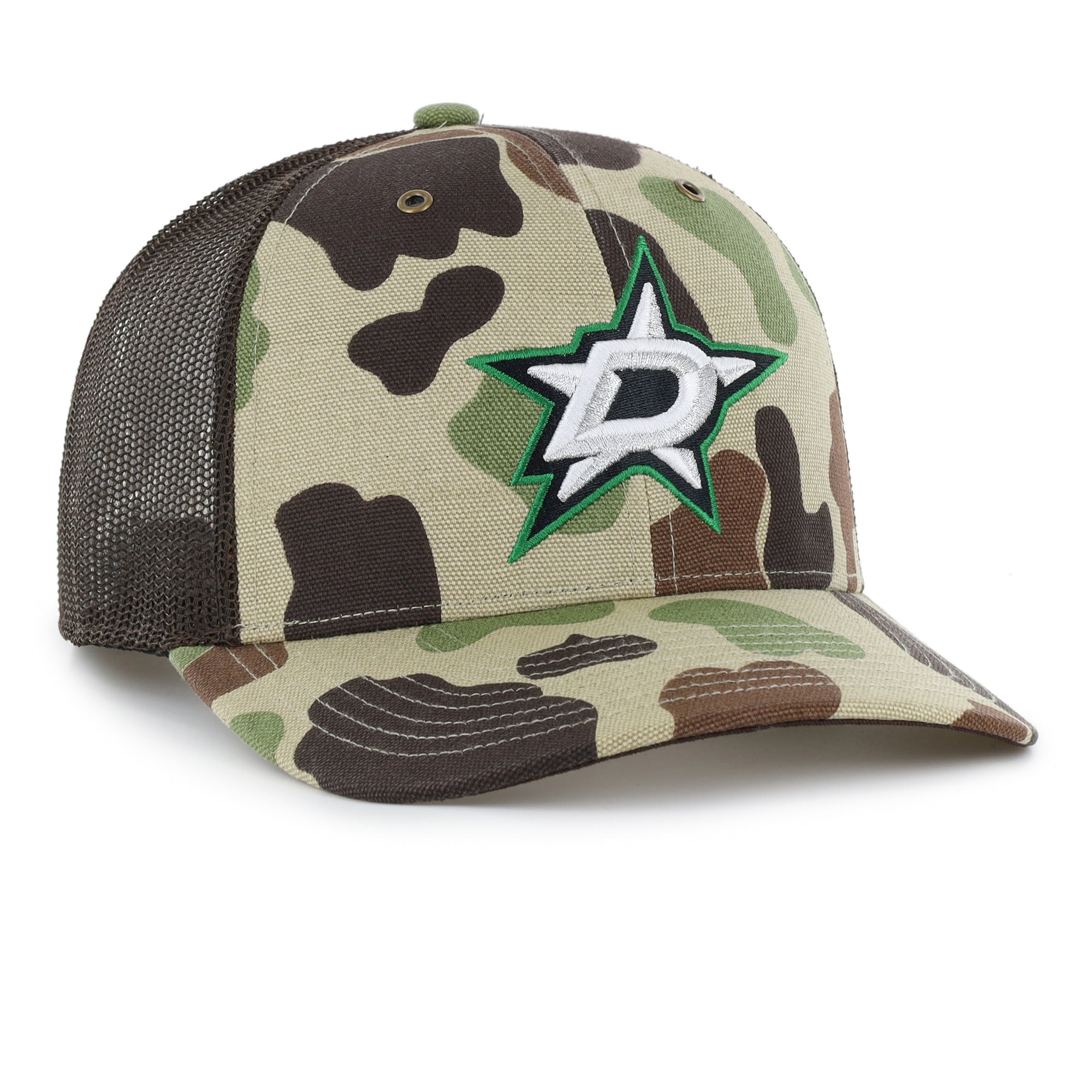 Casquette trucker ajustable Carhartt x '47 Duck Camo Dallas Stars pour homme