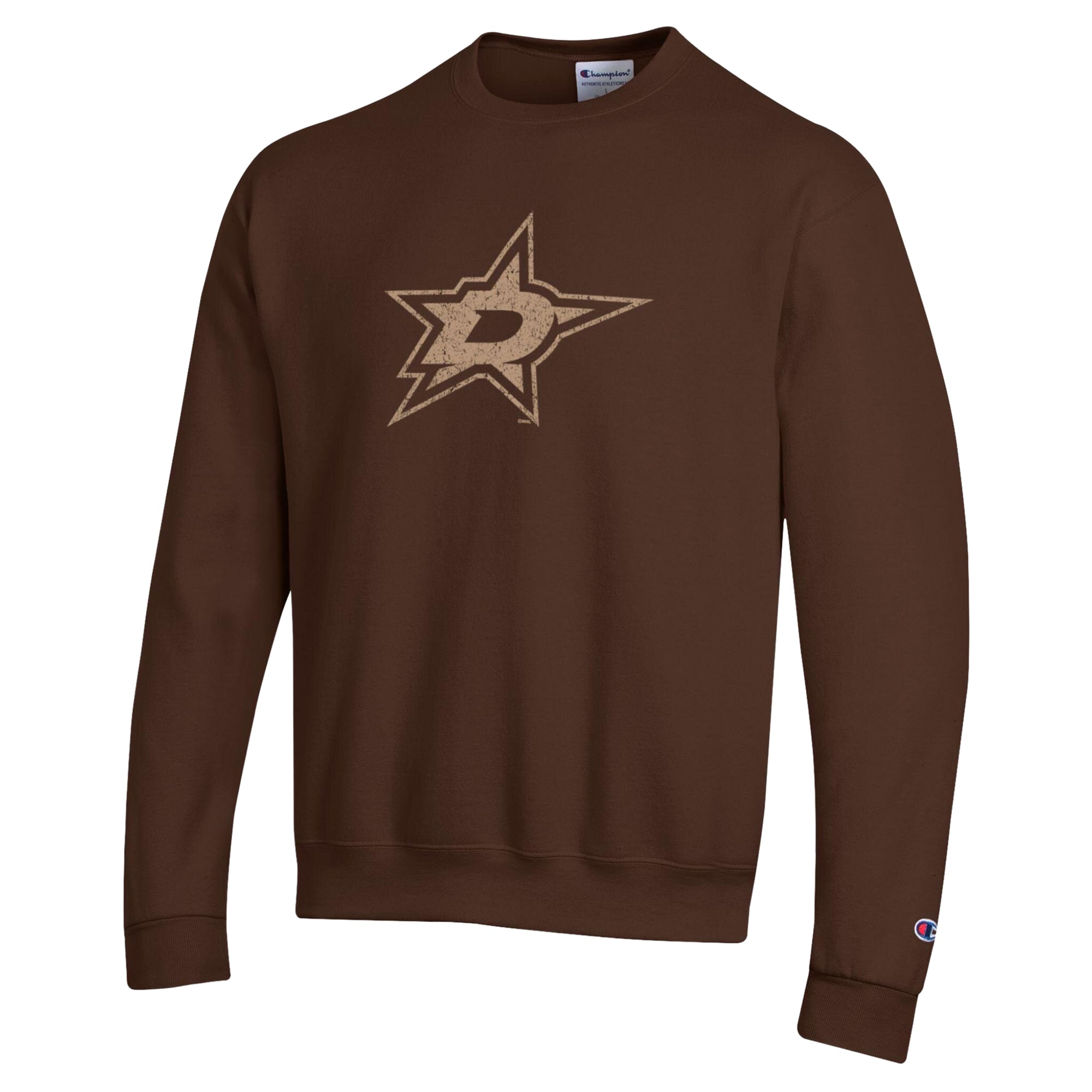 Sweat-shirt Champion marron Dallas Stars Eco Powerblend pour homme
