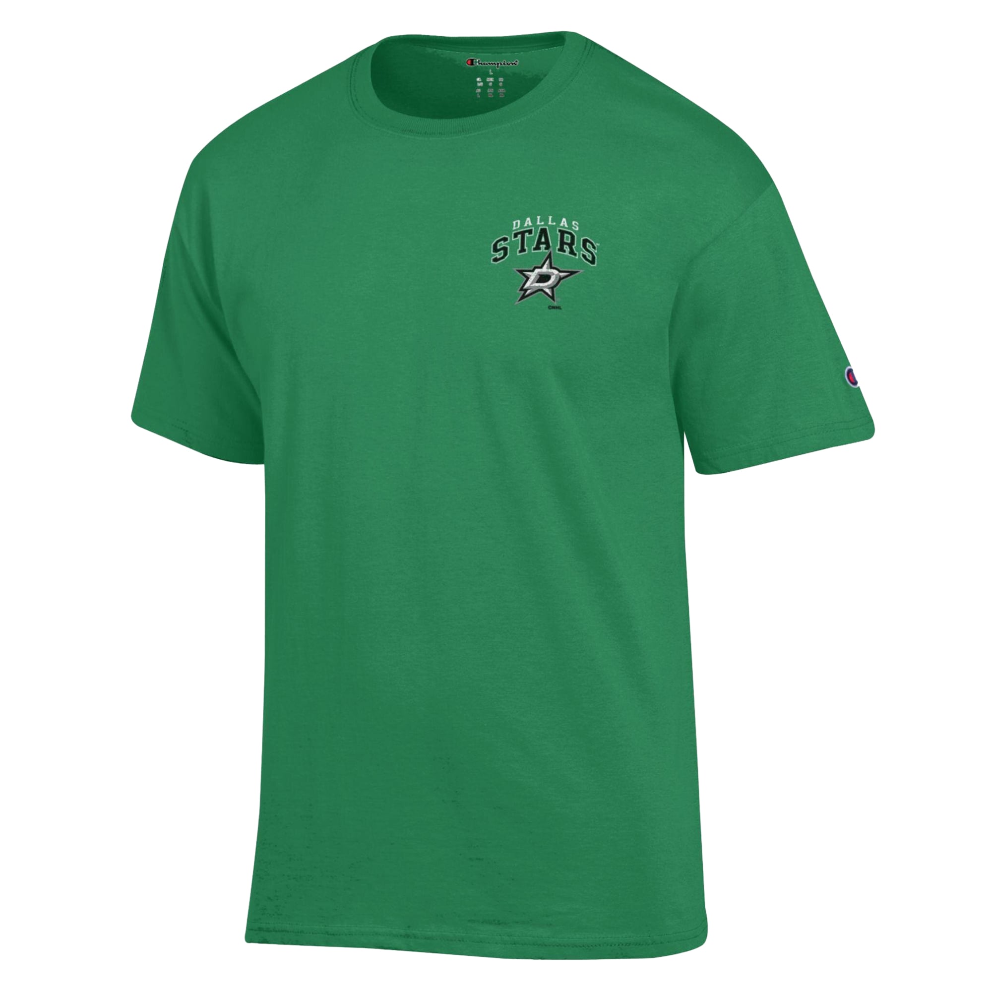 T-shirt Champion vert Kelly des Dallas Stars « Stick With It » pour homme