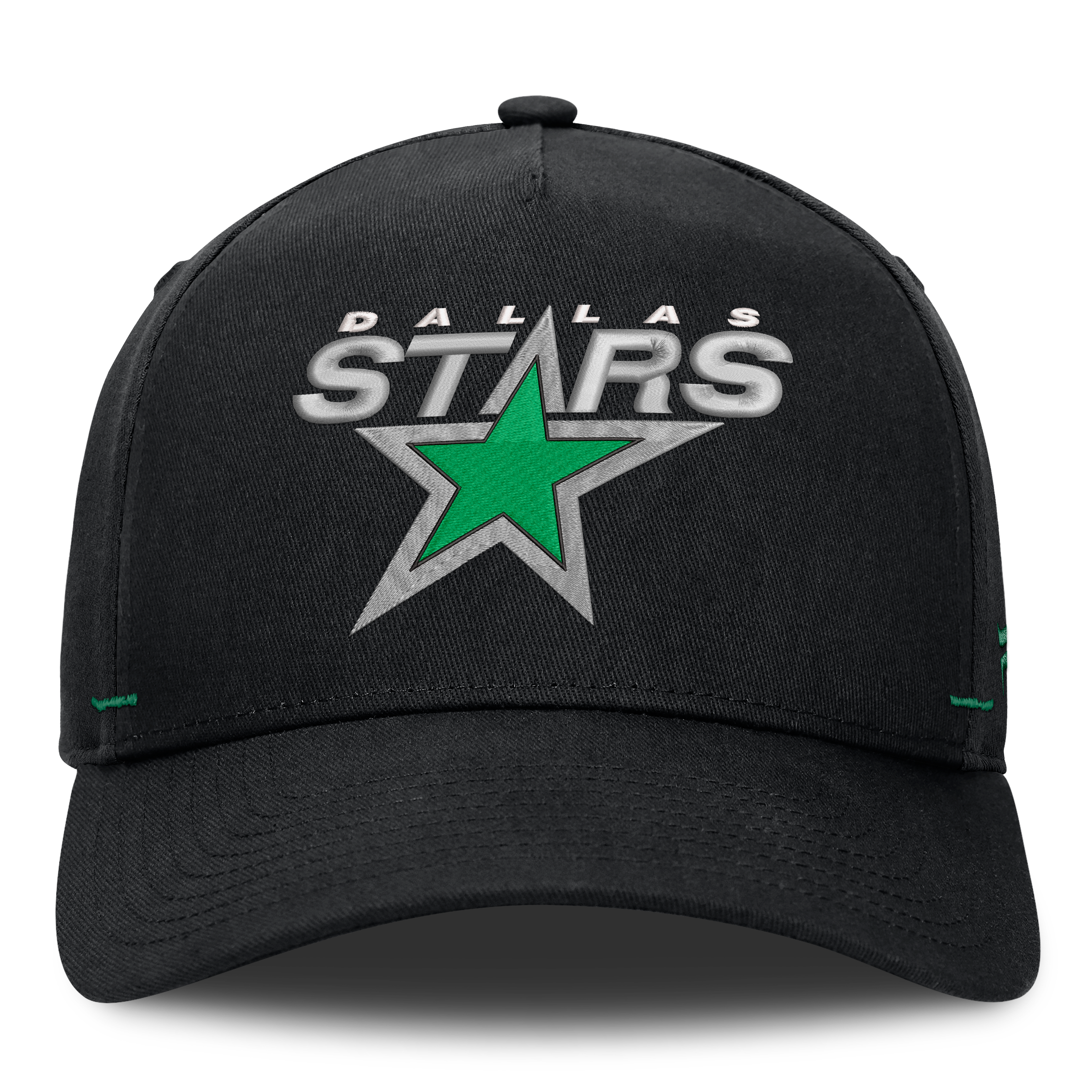 Men's Fanatics Black Dallas Stars Alternate Authentic Pro Rink A-Frame Adjustable Hat
