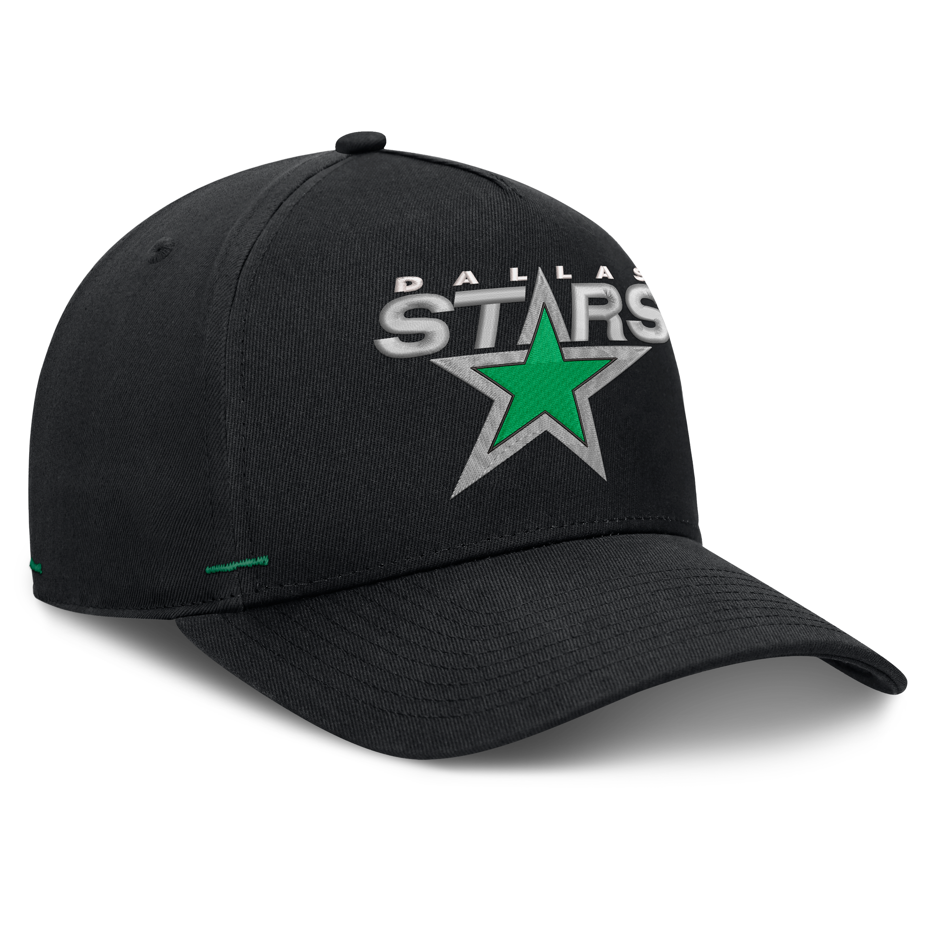 Men's Fanatics Black Dallas Stars Alternate Authentic Pro Rink A-Frame Adjustable Hat
