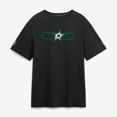 Men's Dallas Stars Fanatics Black Authentic Pro Primary Logo T-Shirt