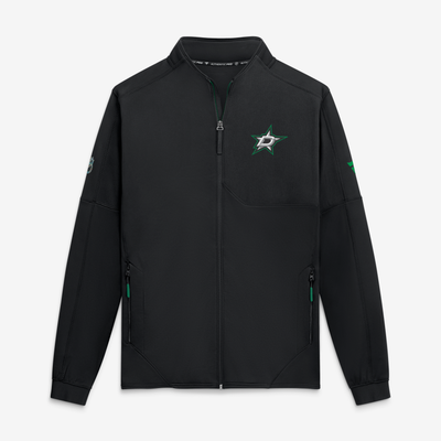 Men's Dallas Stars Fanatics Black Authentic Pro Rink Fleece Full-Zip Jacket