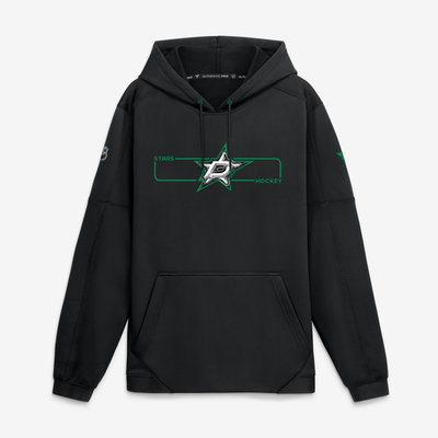 Dallas Stars Fanatics Authentic Pro Rink Fleece Pullover Hoodie - Black