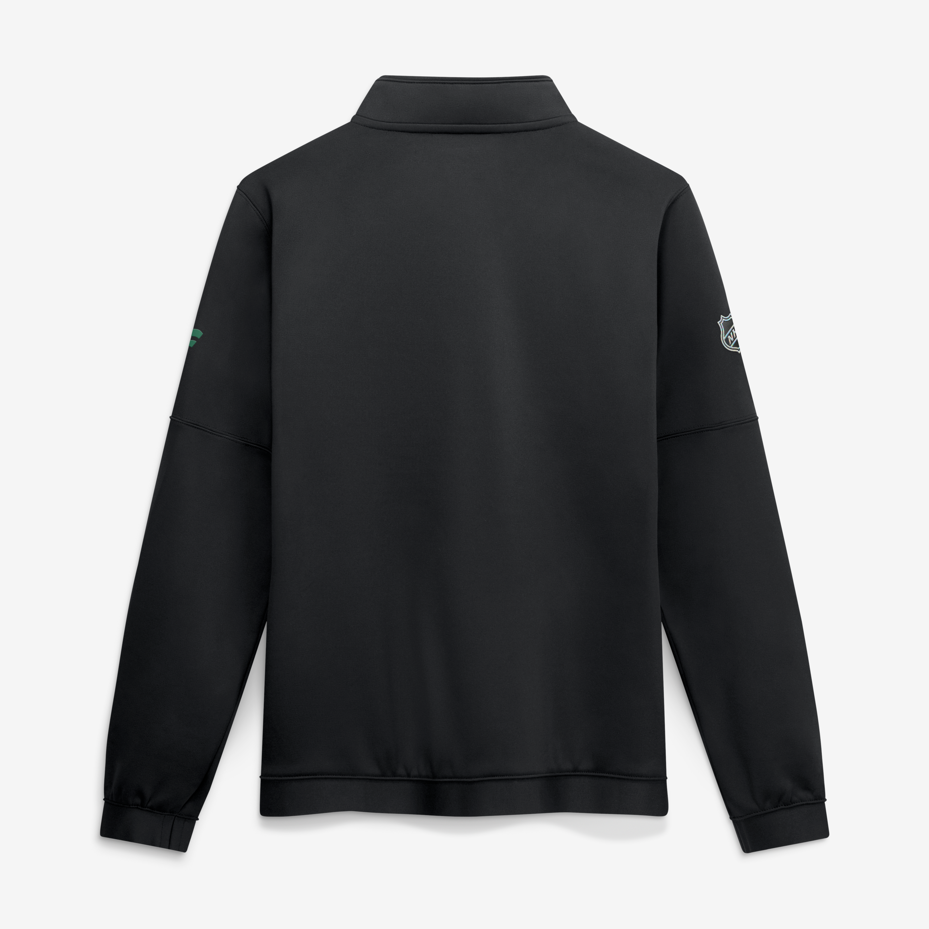 Men's Fanatics Black Dallas Stars Authentic Pro Rink Fleece Quarter-Zip Pullover