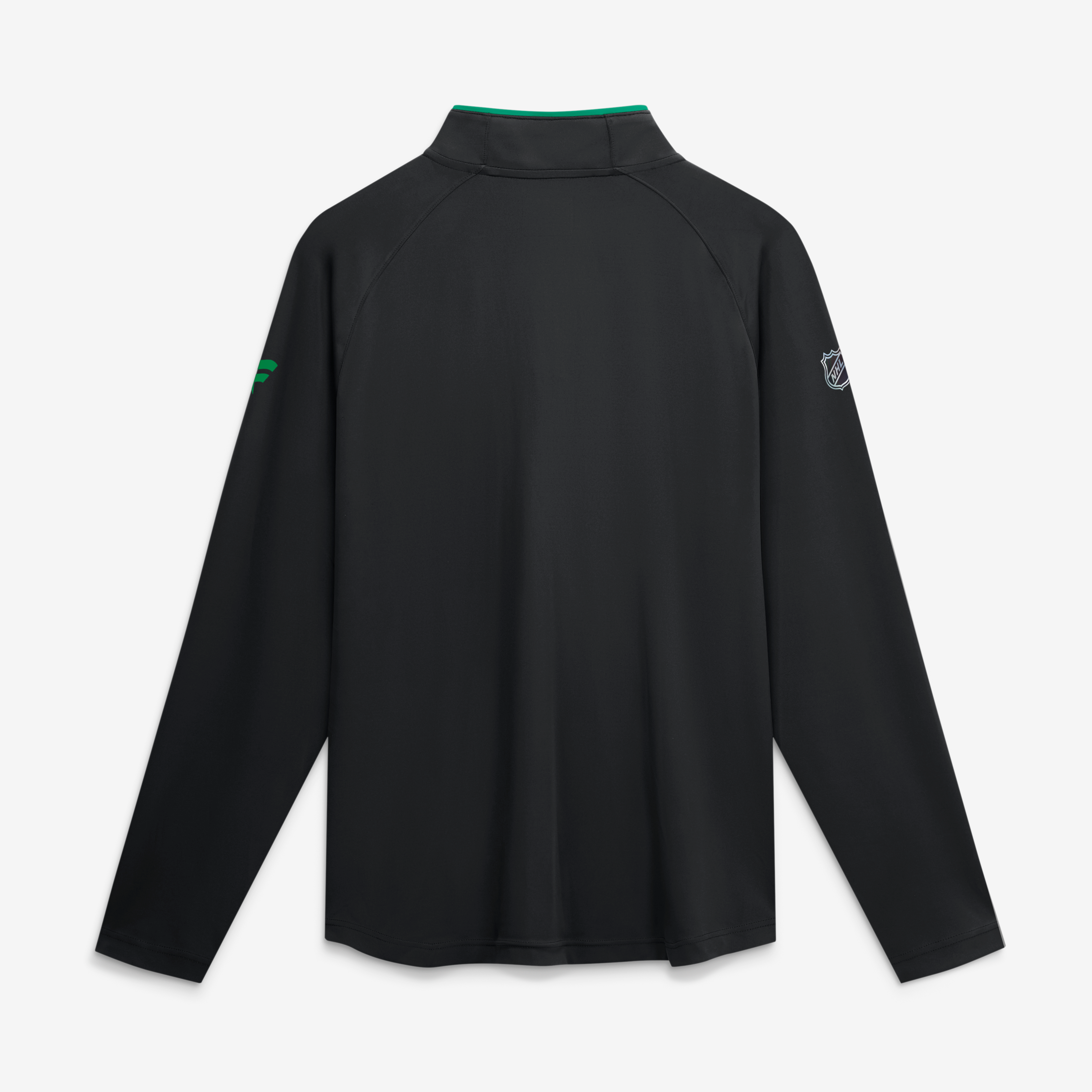 Men's Fanatics Black Dallas Stars Authentic Pro Rink Lightweight Quarter-Zip Pullover