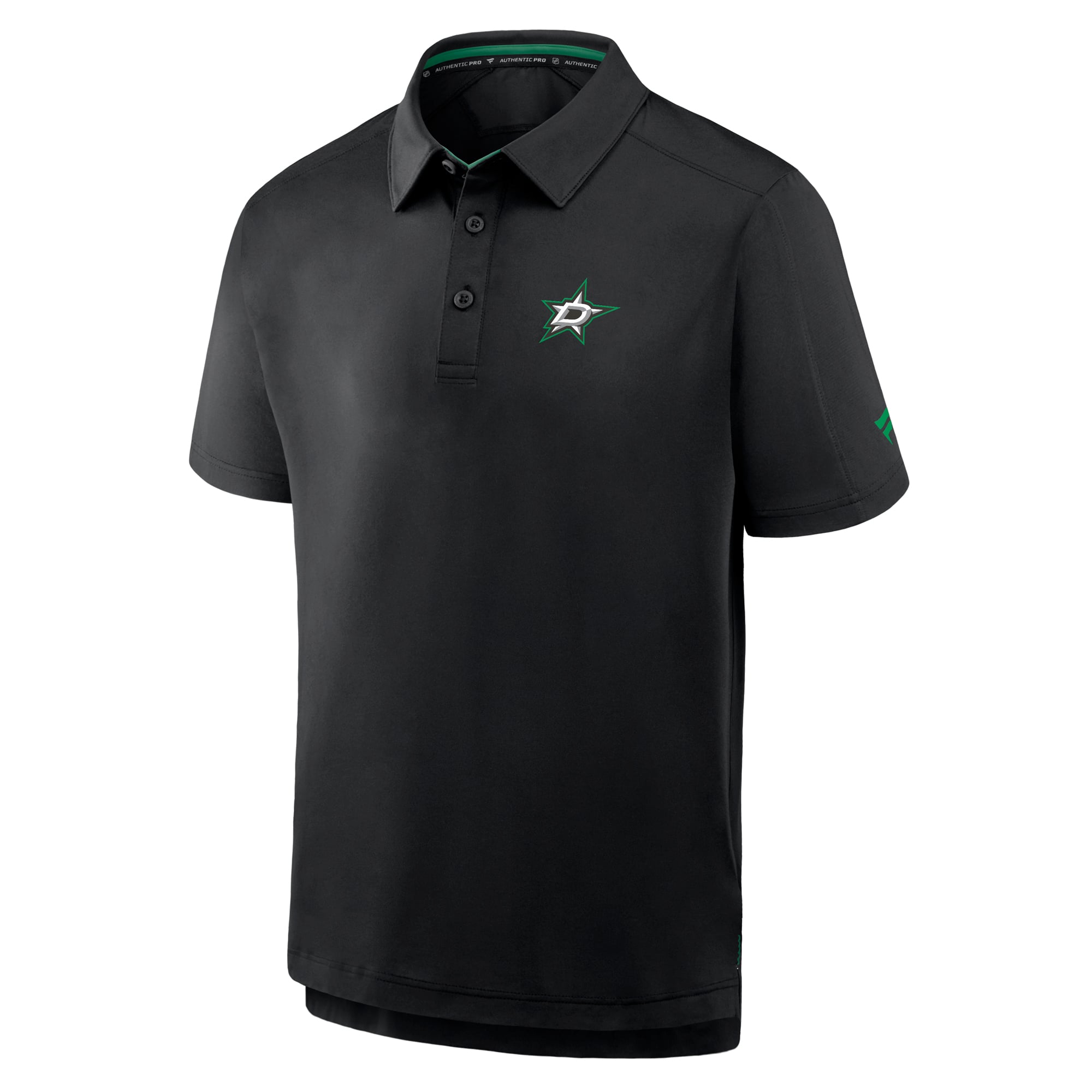 Men's Fanatics Black Dallas Stars Authentic Pro Rink Polo