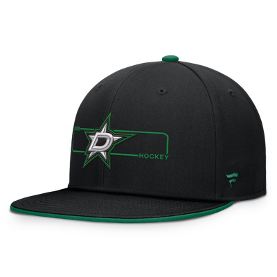 Dallas Stars Fanatics Authentic Pro Rink Snapback Hat - Black
