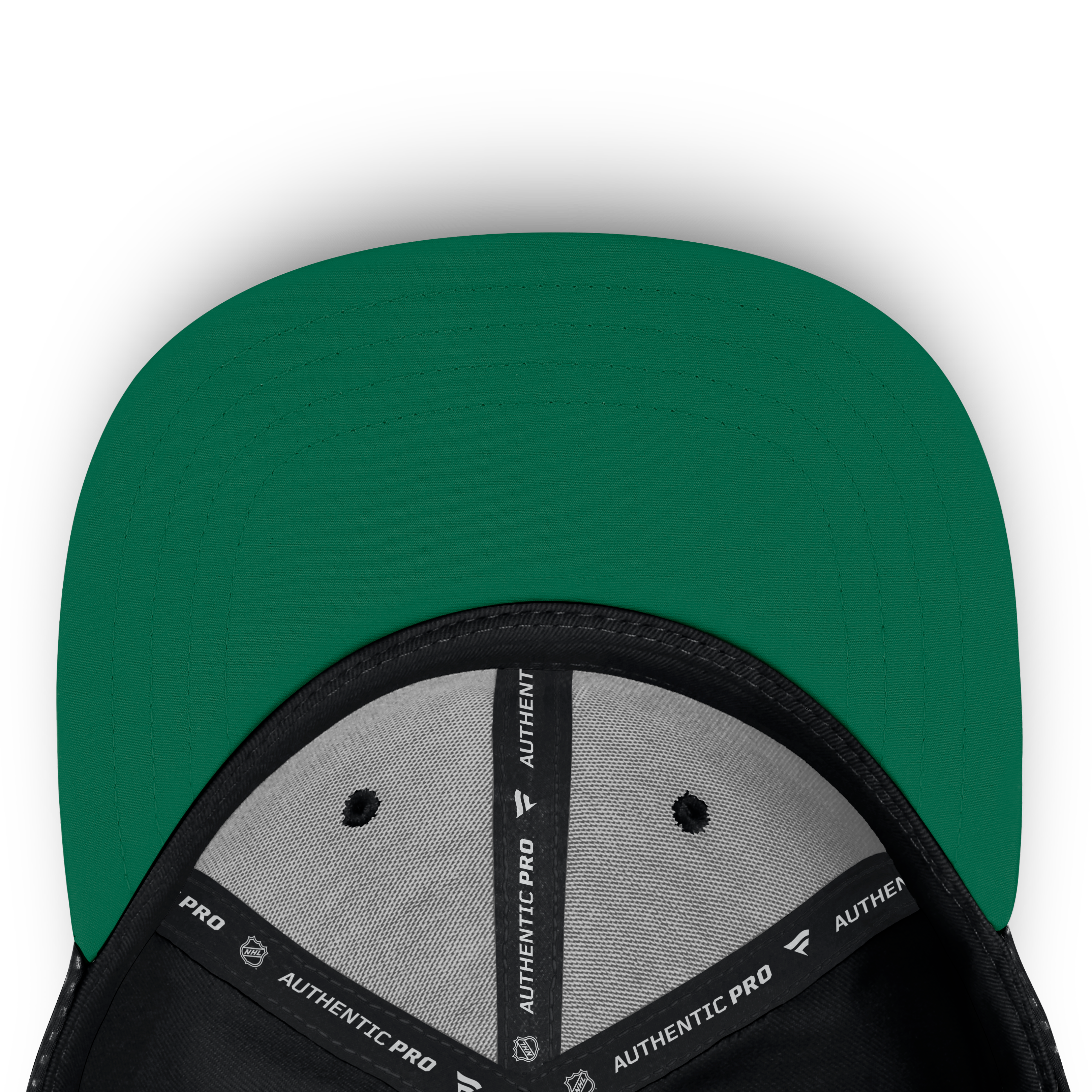 Men's Fanatics Black Dallas Stars Authentic Pro Rink Square Visor Snapback Hat