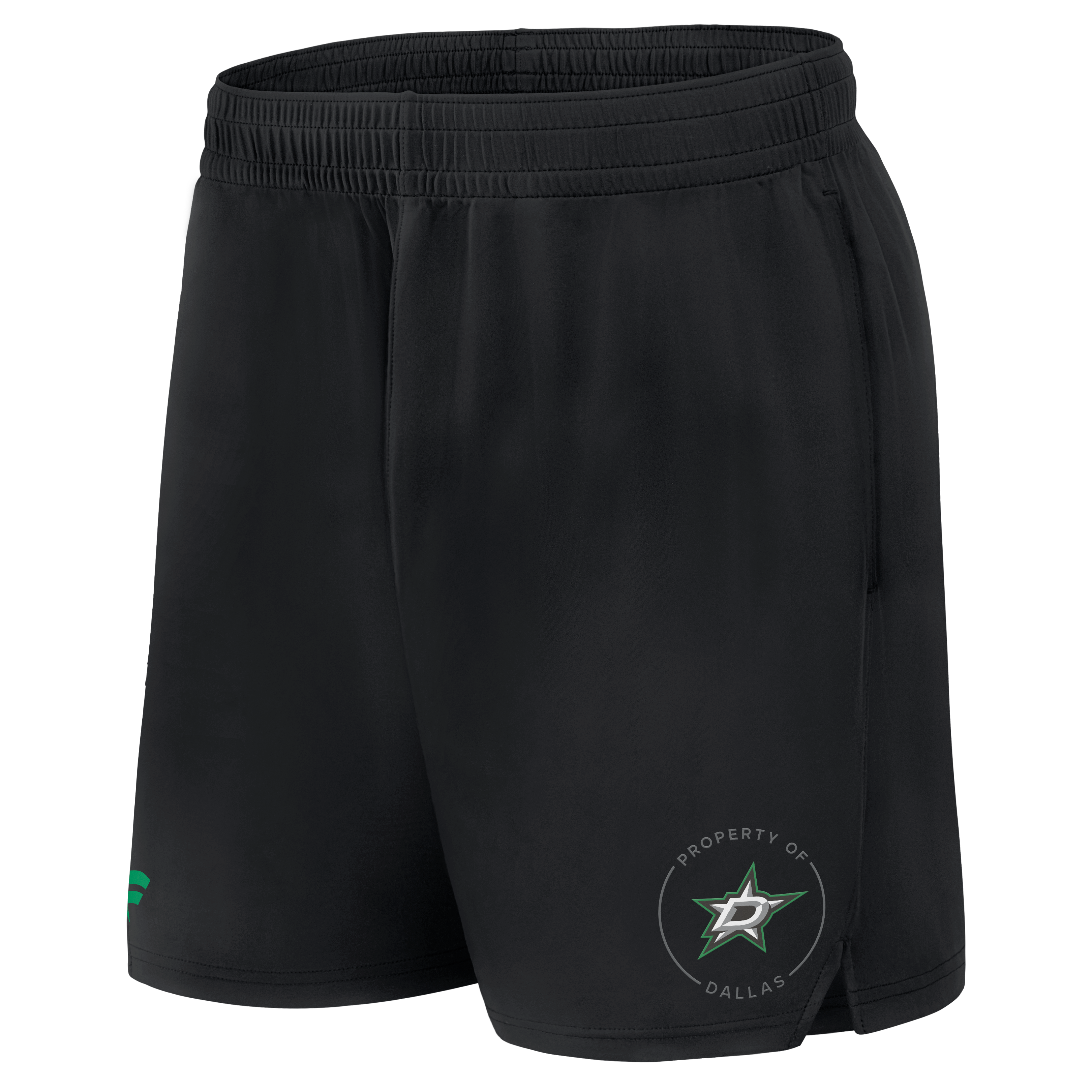 Short d'entraînement authentique pro des Dallas Stars noirs de Fanatics pour hommes