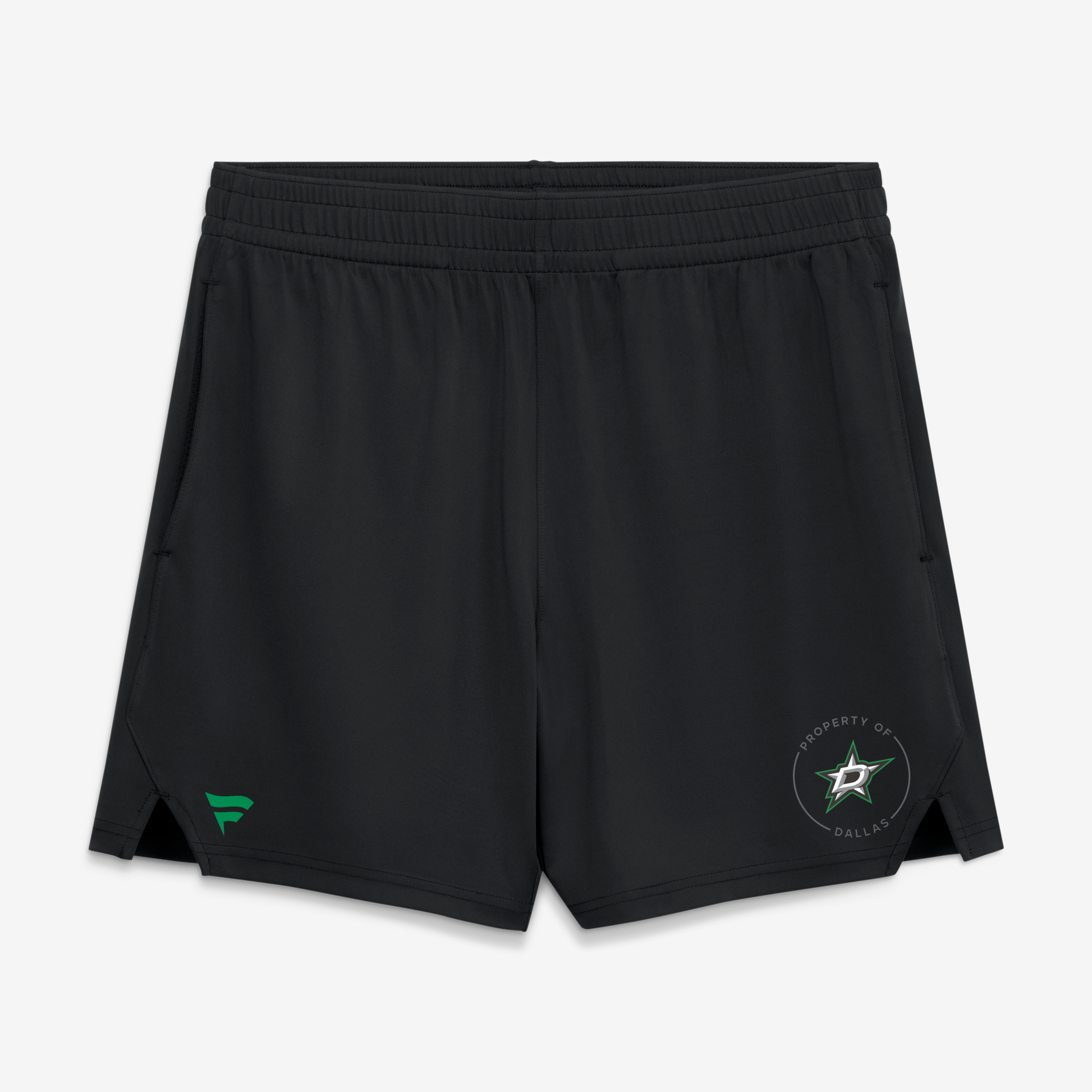 Short d'entraînement authentique pro des Dallas Stars noirs de Fanatics pour hommes