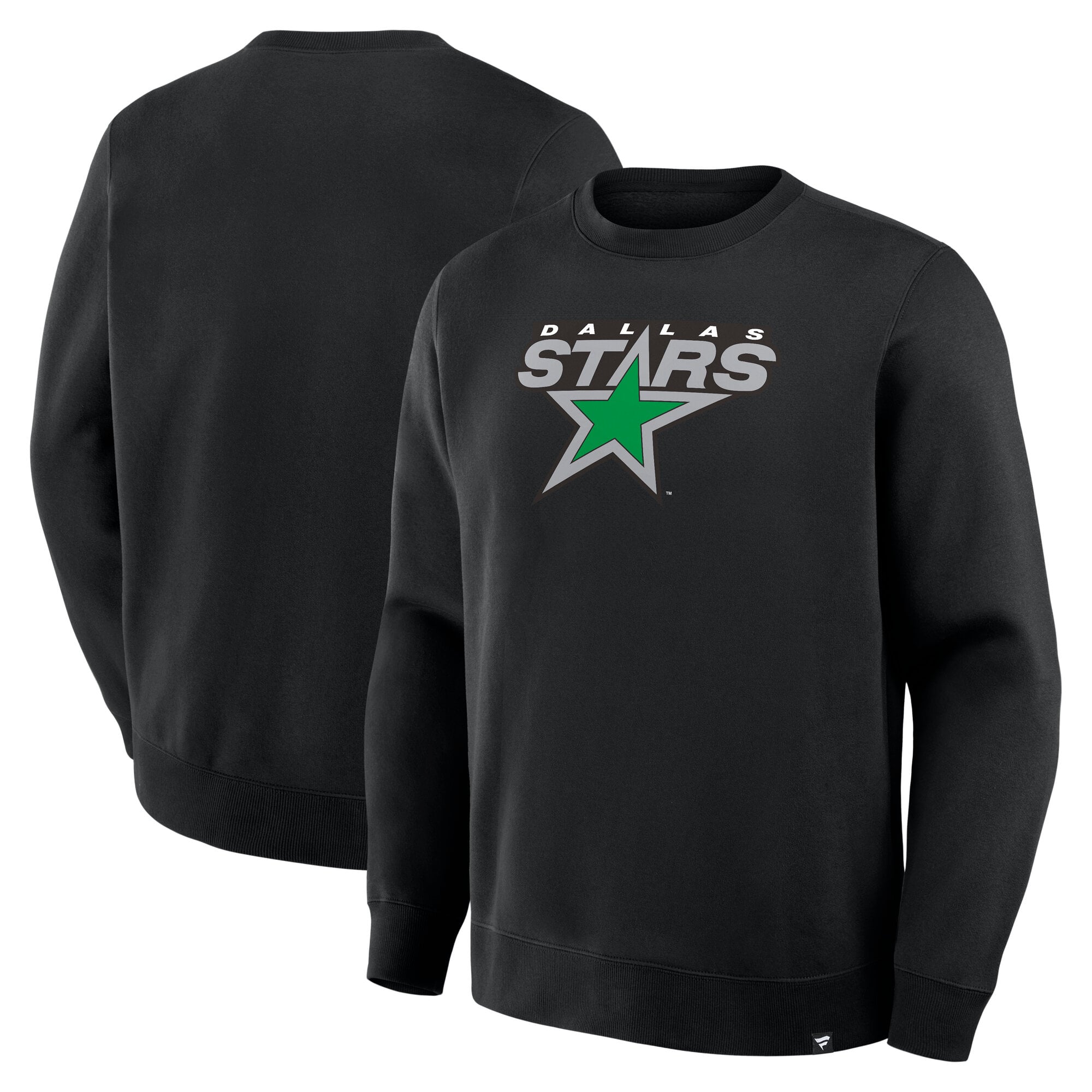 Men's Fanatics Black Dallas Stars Competition Sweatshirt