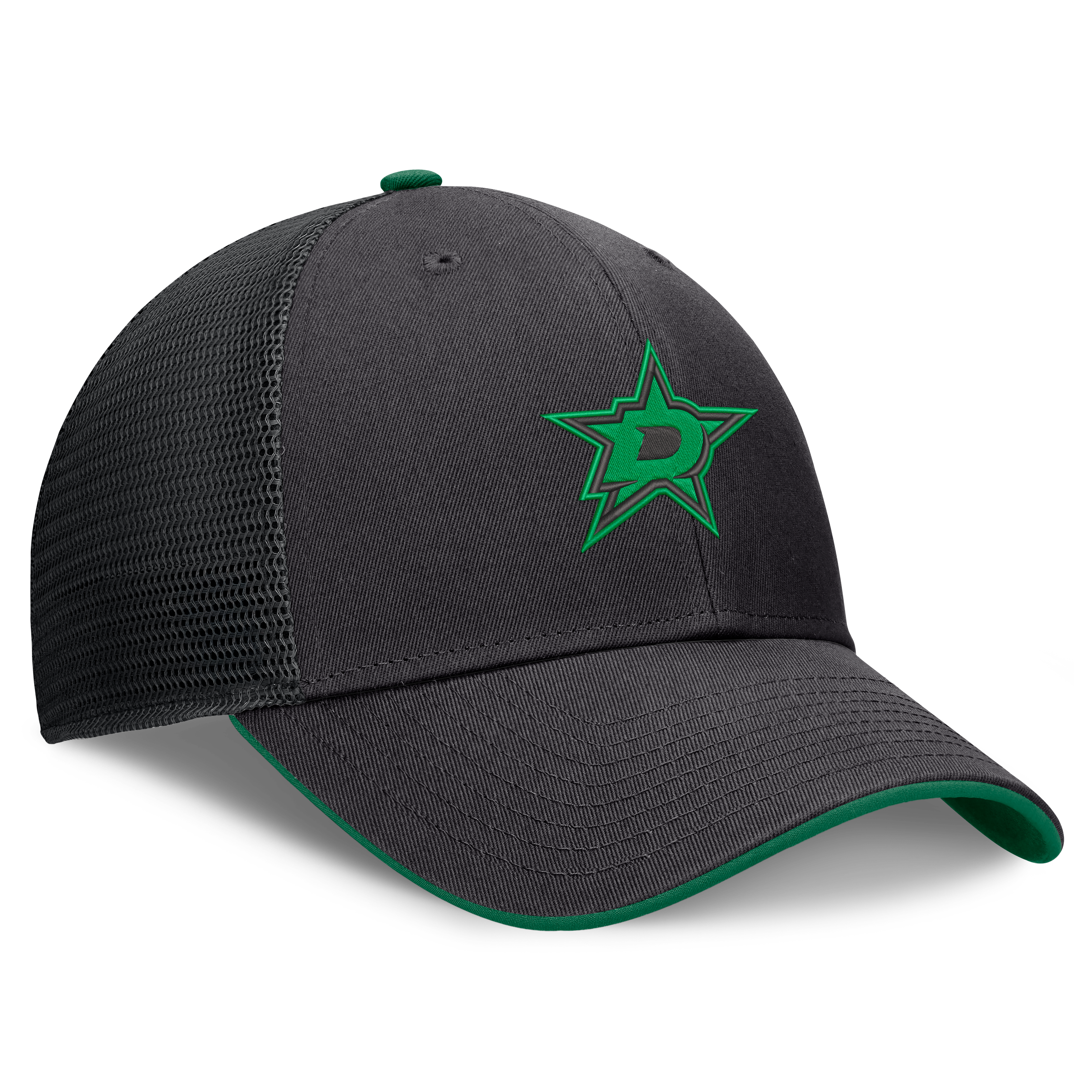 Casquette trucker ajustable Fanatics noire Dallas Stars Fundamental Limits pour homme