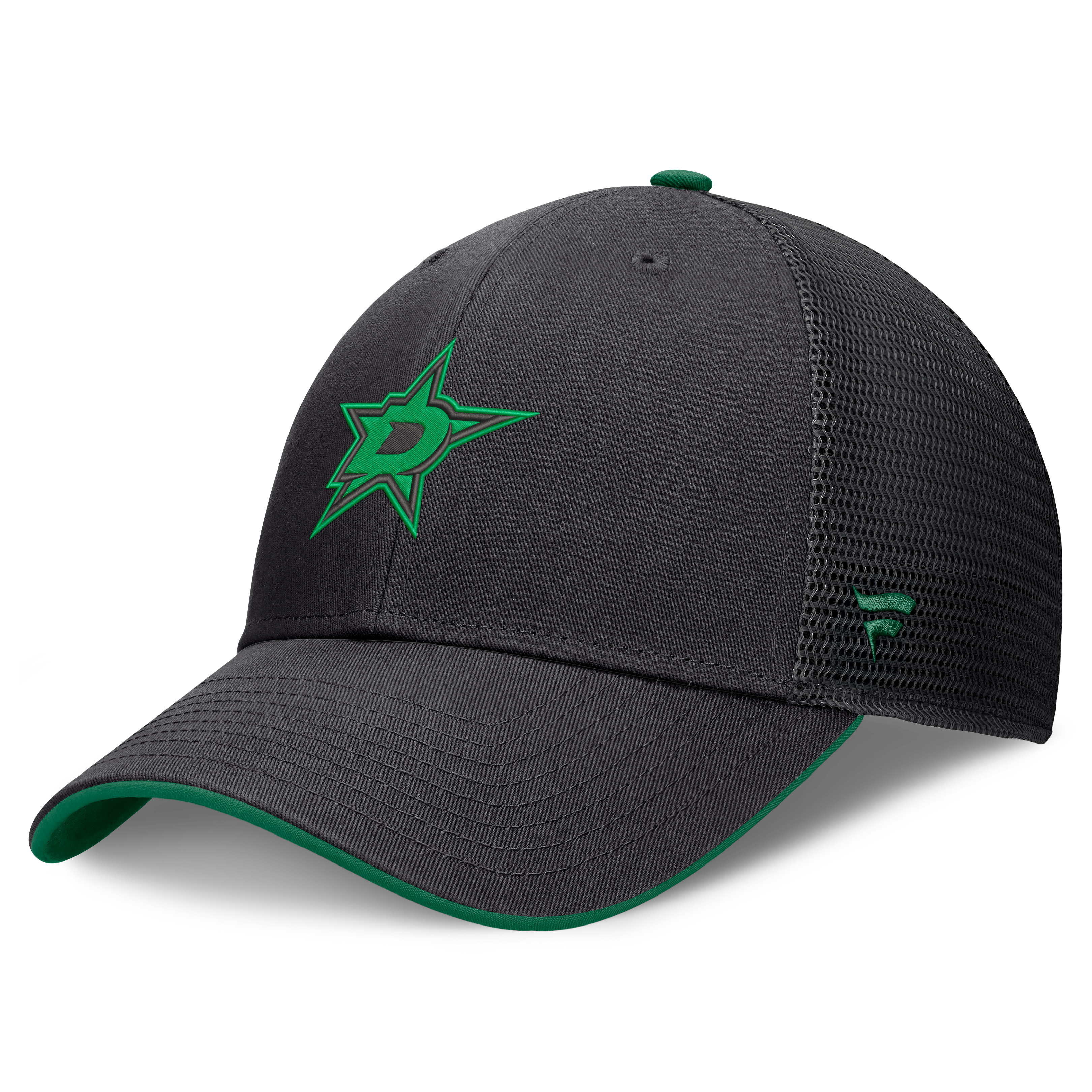 Casquette trucker ajustable Fanatics noire Dallas Stars Fundamental Limits pour homme
