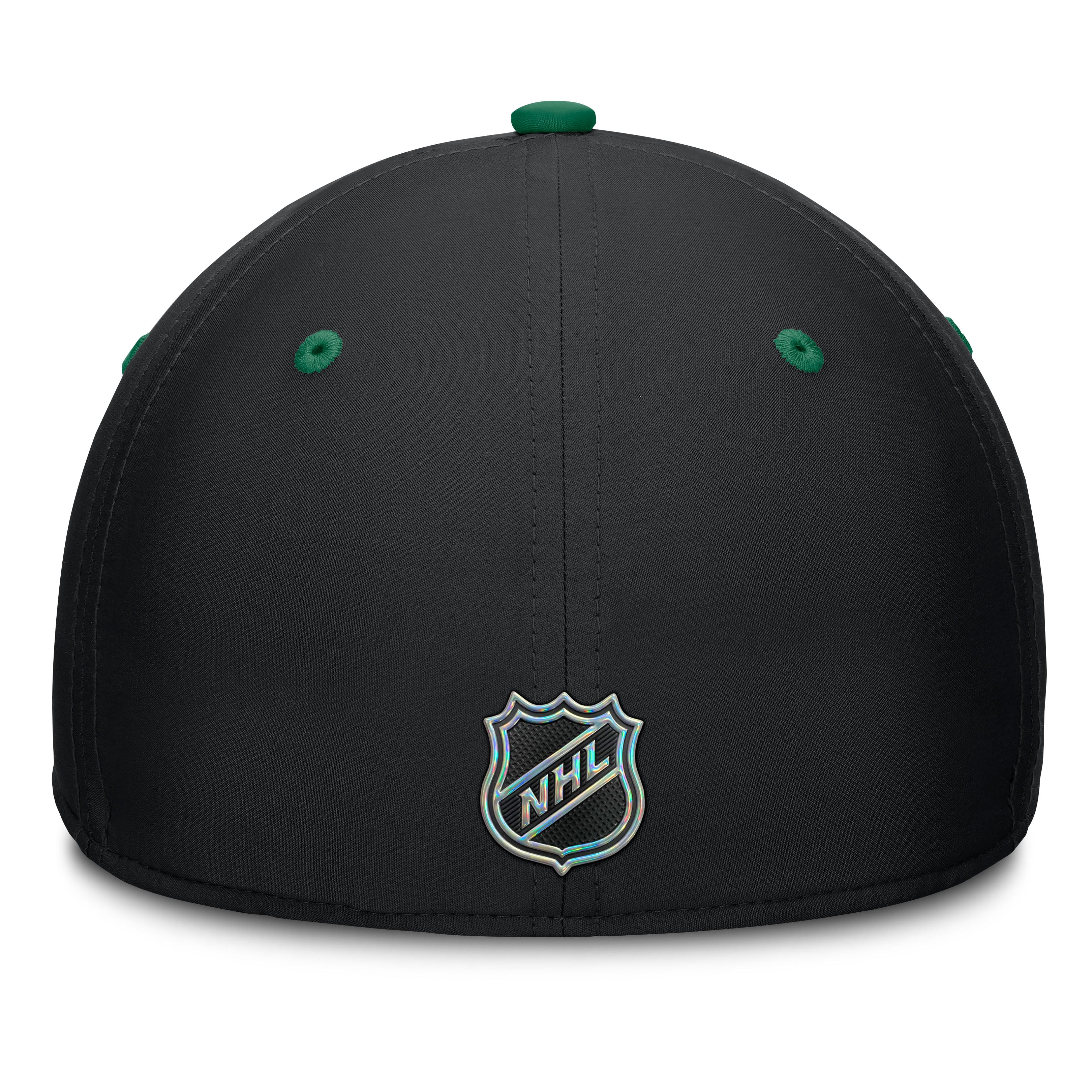Men's Fanatics Black/Green Dallas Stars Authentic Pro Rink Stretch Hat